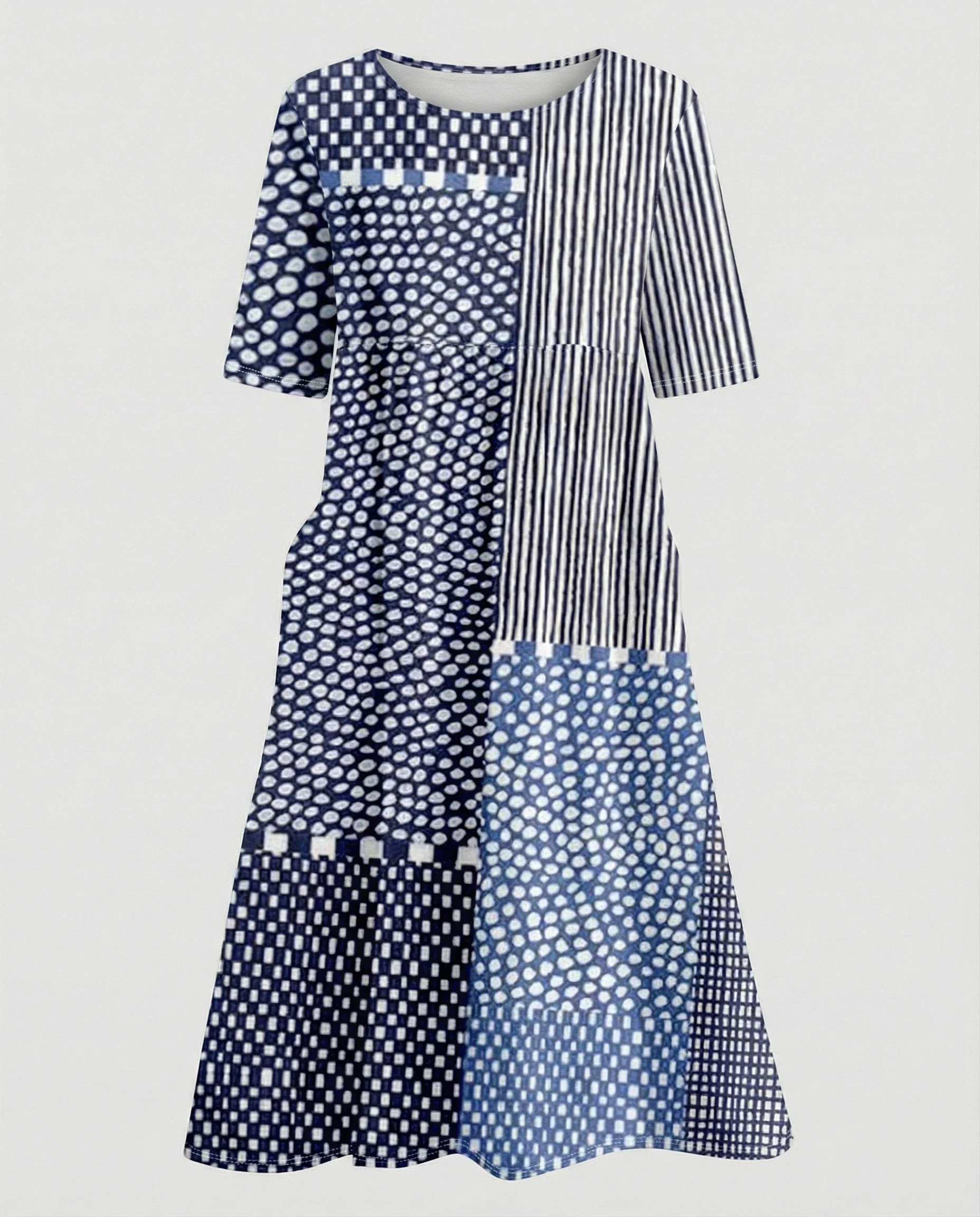 Damen Maxikleid mit Taschen luftig - Image 17