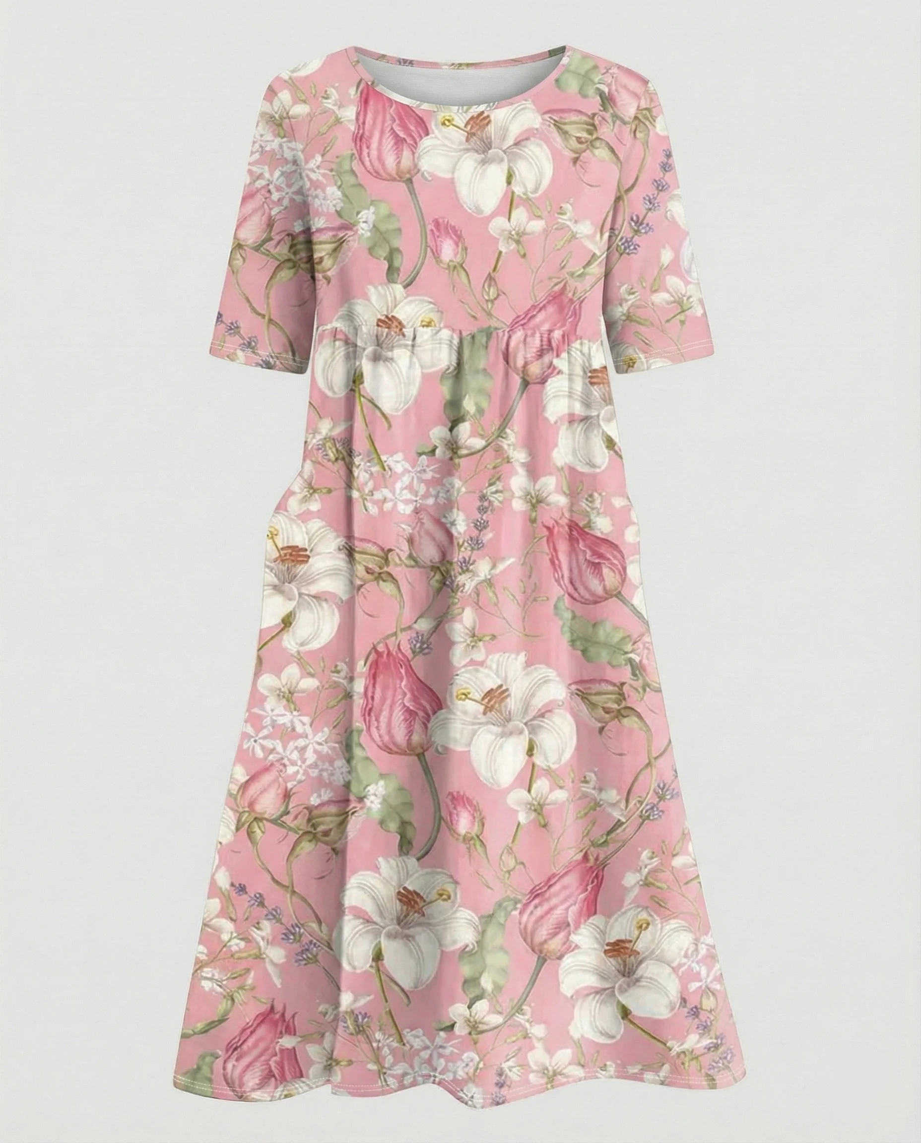 Damen Maxikleid mit Taschen luftig - Image 19