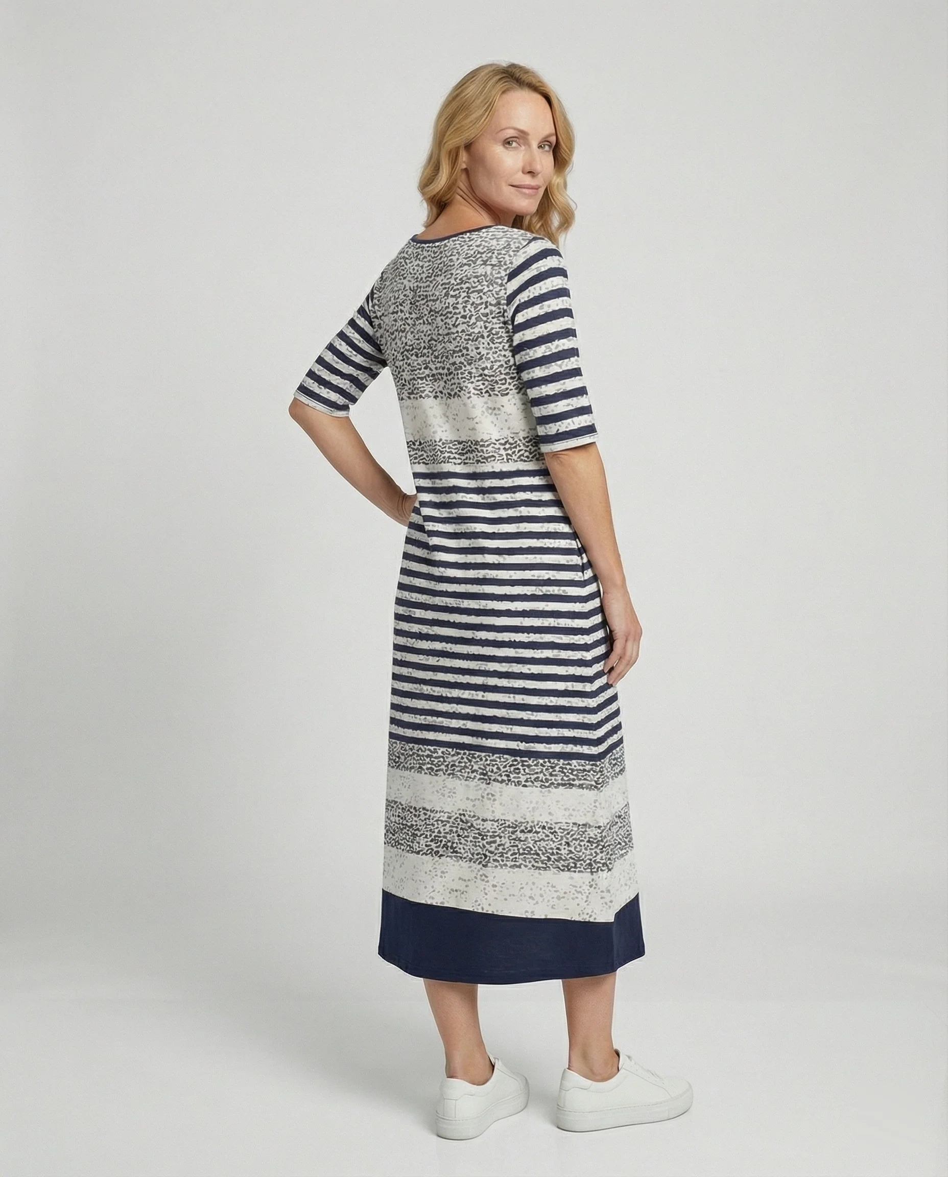 Damen Maxikleid mit Taschen luftig - Image 23
