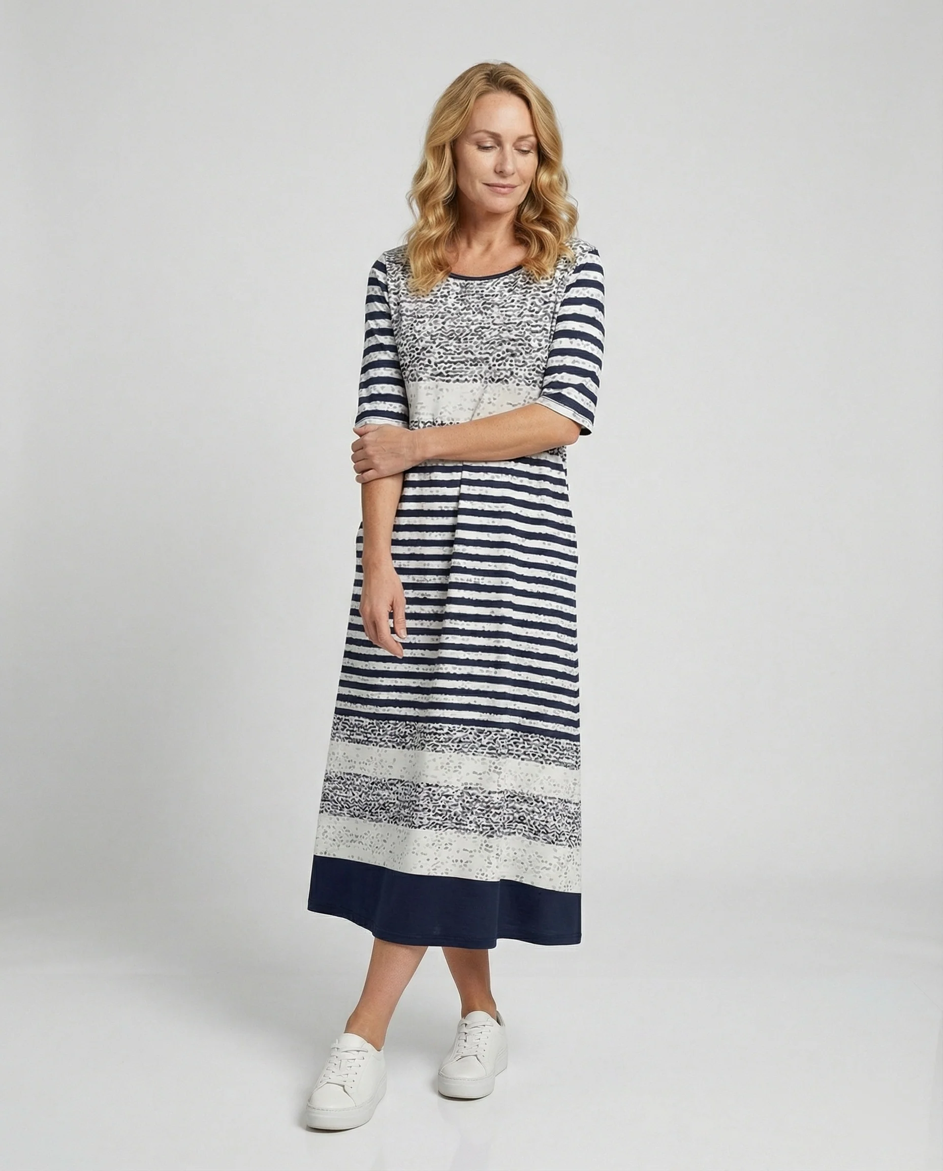 Damen Maxikleid mit Taschen luftig - Image 25
