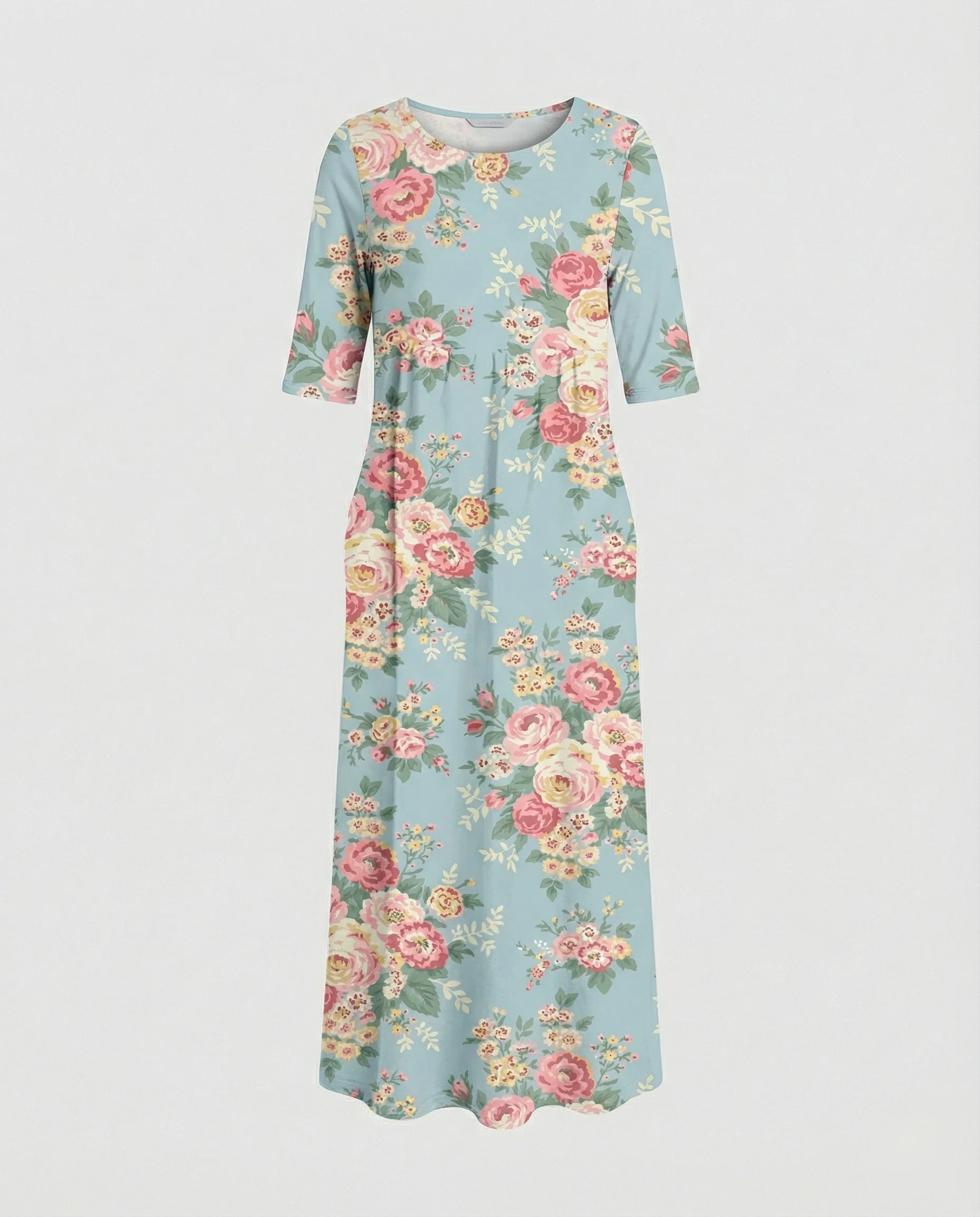 Damen Maxikleid mit Taschen luftig - Image 27
