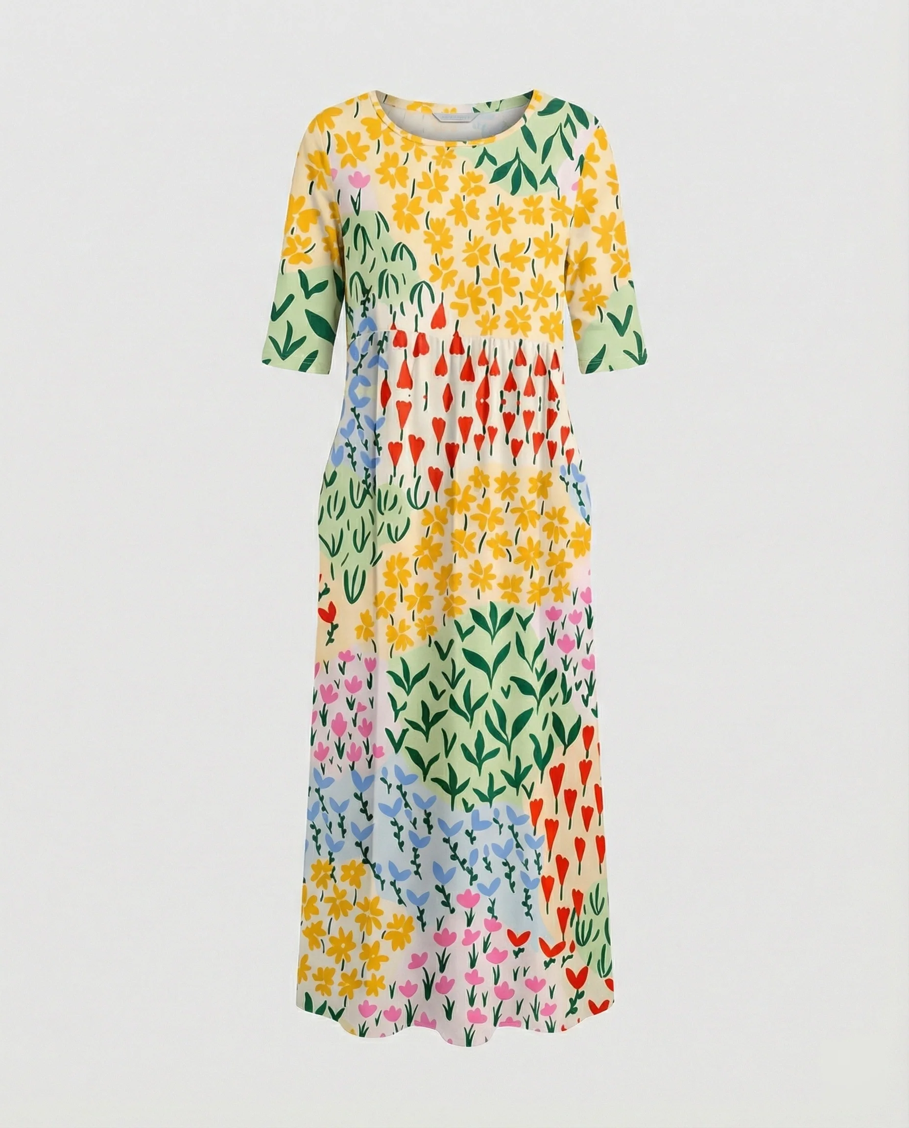 Damen Maxikleid mit Taschen luftig - Image 29