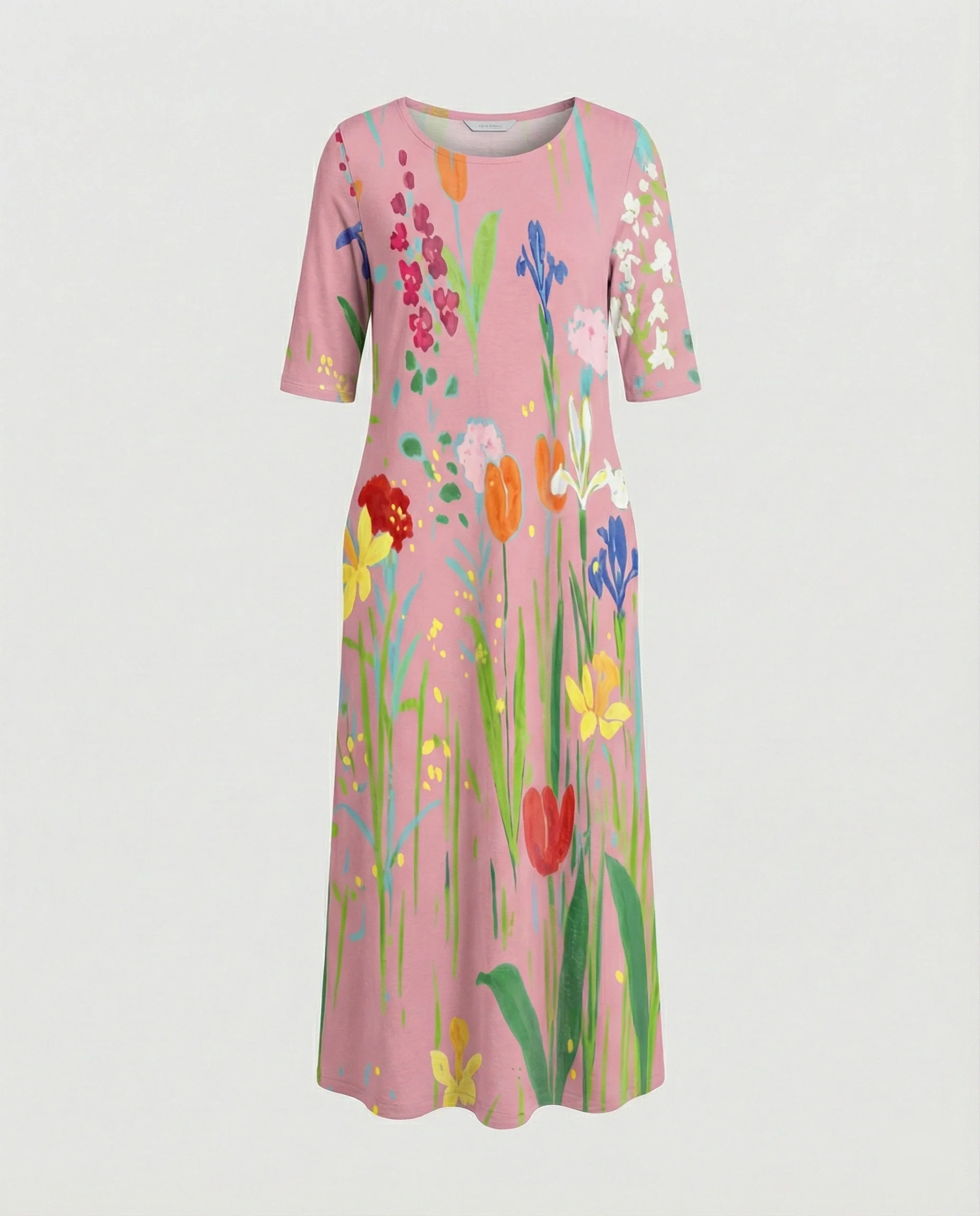 Damen Maxikleid mit Taschen luftig - Image 30
