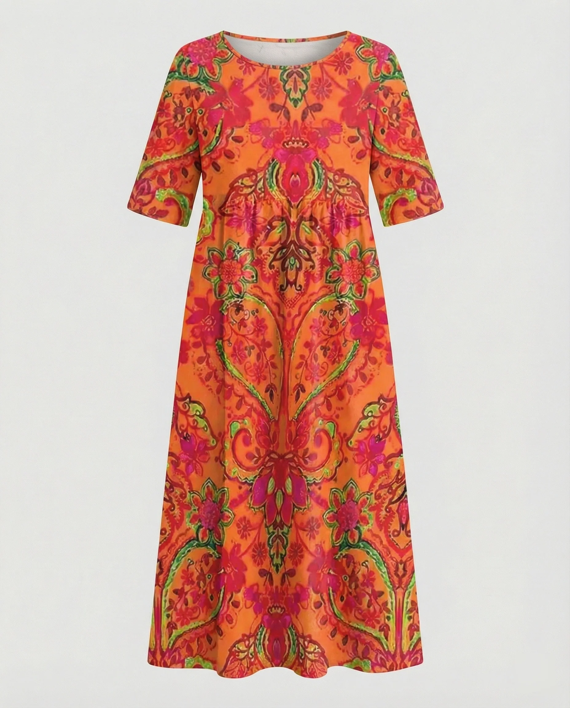 Damen Maxikleid mit Taschen luftig - Image 6