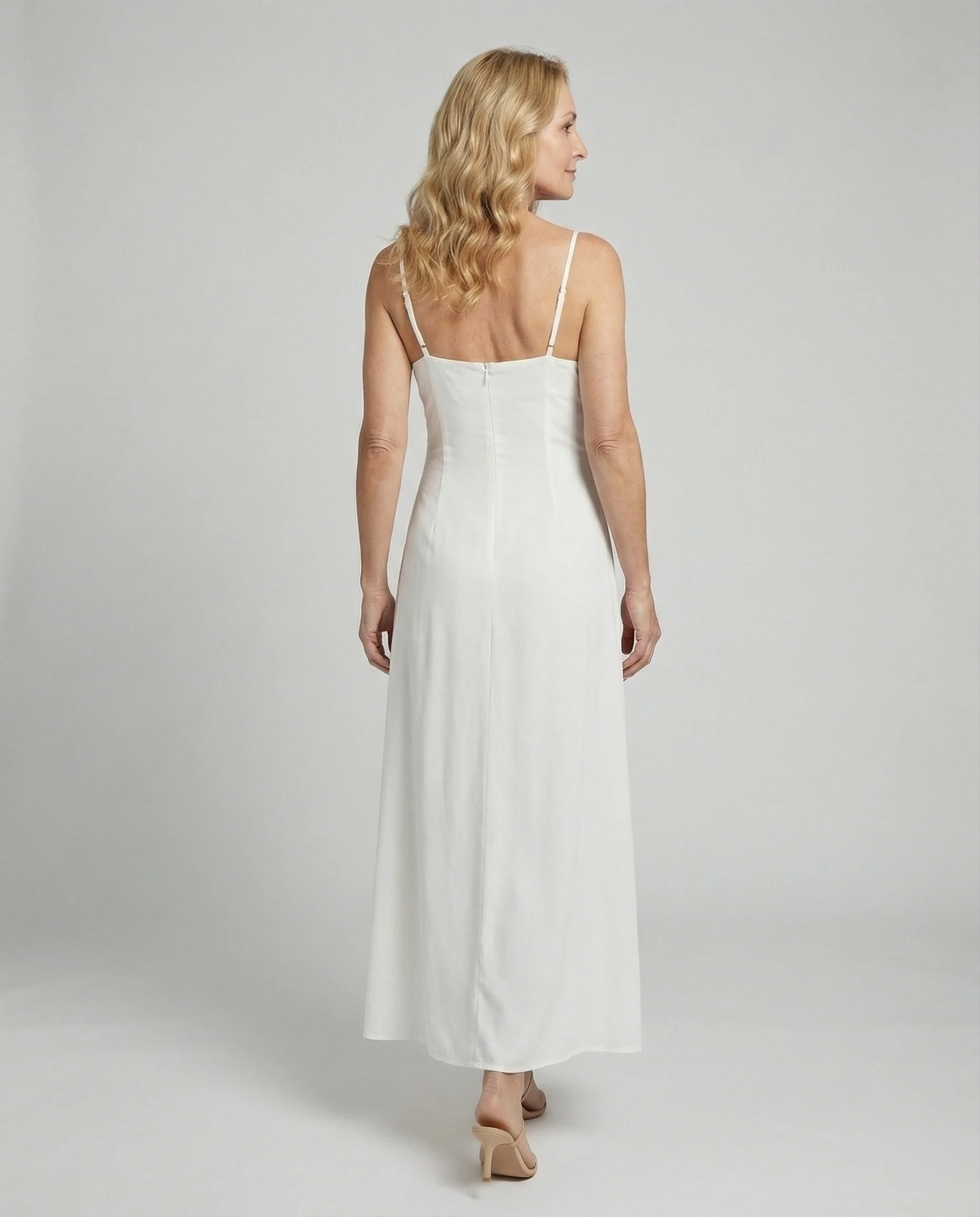 Damen Maxikleid mit Korsett Bustier - Image 2