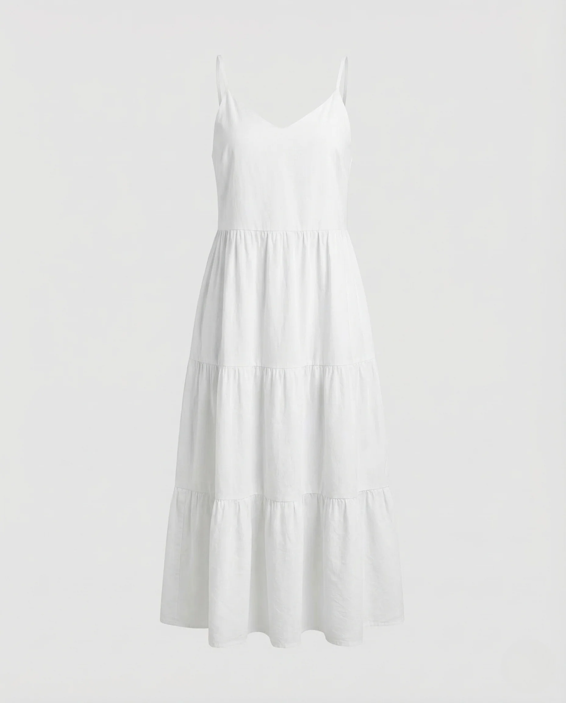 Damen Maxikleid Spaghettiträger Stufen - Image 5