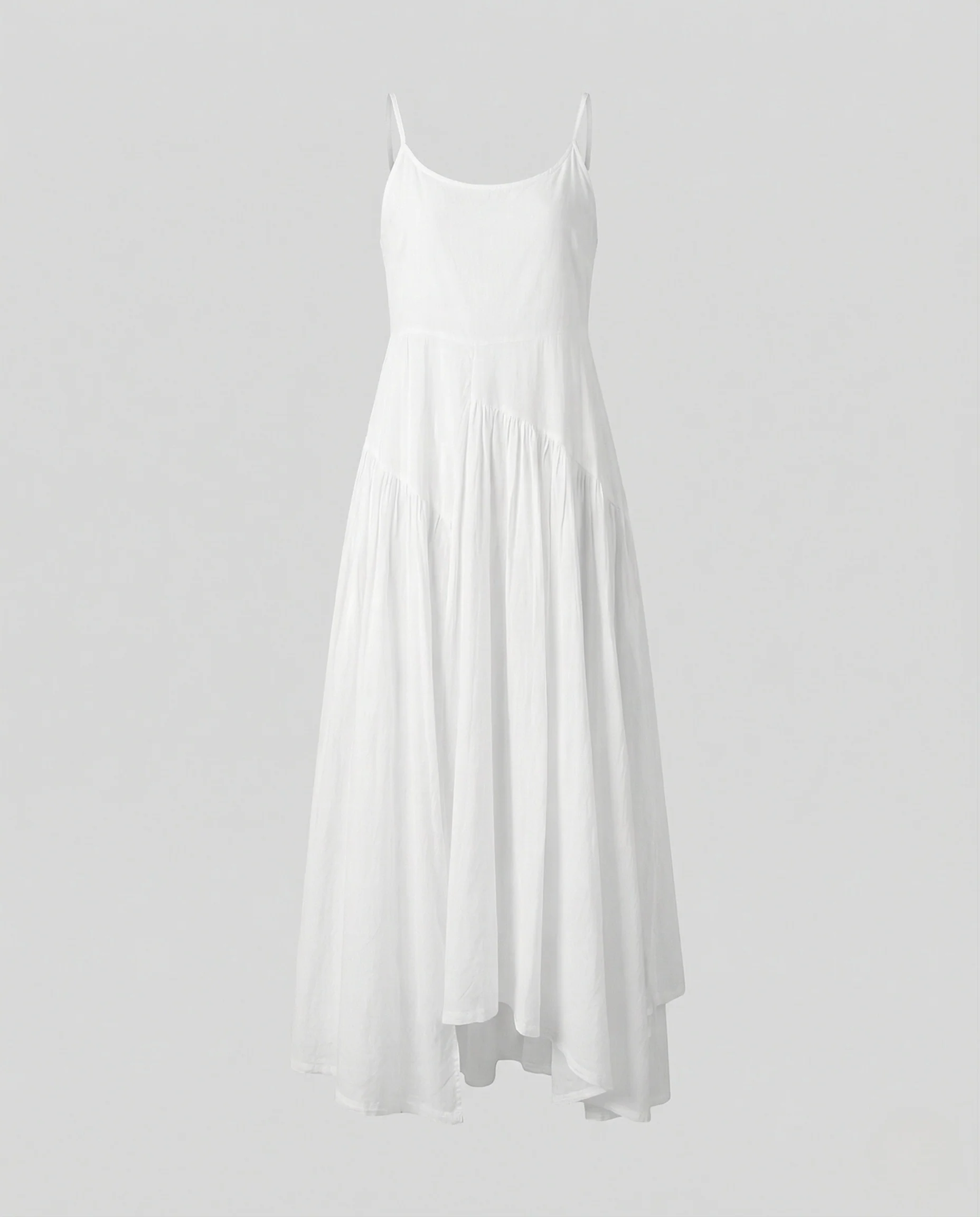Damen Maxikleid mit Stufen und Taschen - Image 5