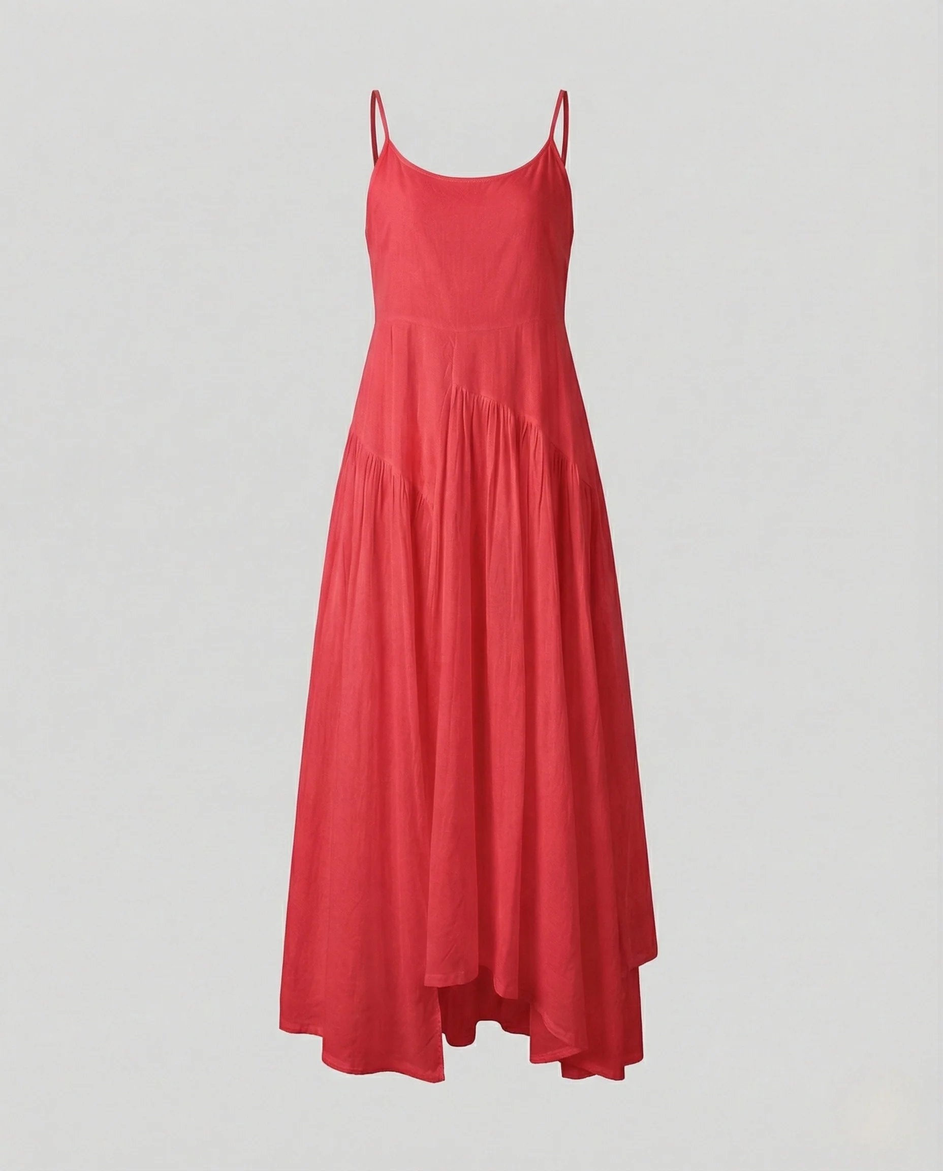 Damen Maxikleid mit Stufen und Taschen - Image 7