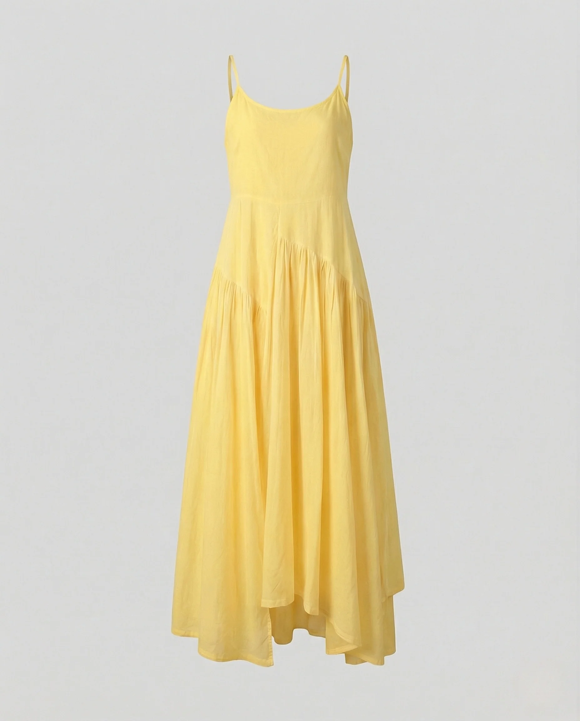 Damen Maxikleid mit Stufen und Taschen - Image 9
