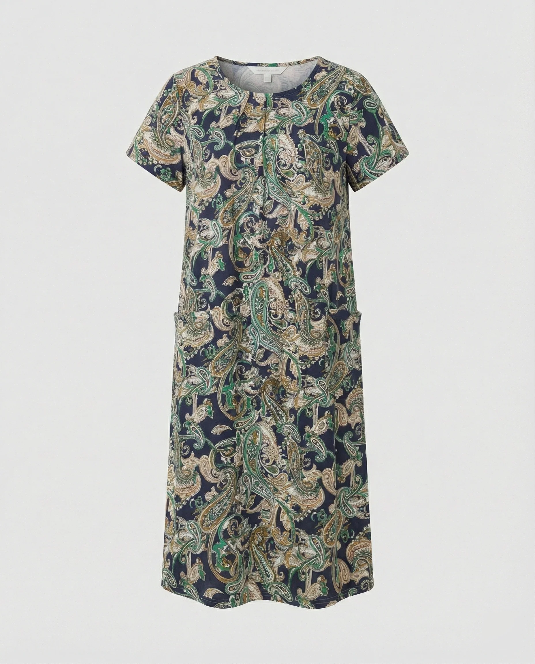 Luftiges Midikleid Damen Mit Taschen