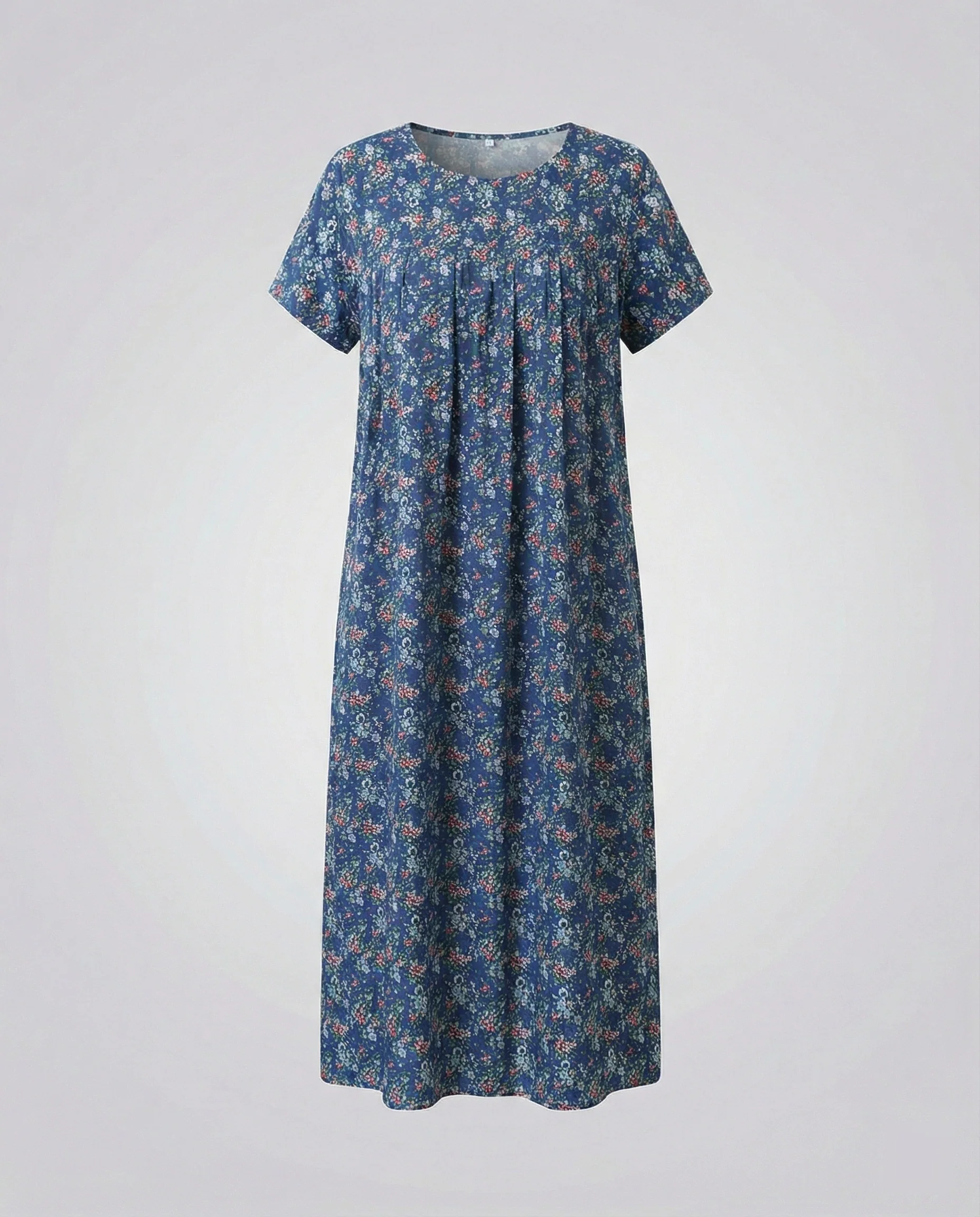 Luftiges Midikleid Damen Mit Taschen - Image 27