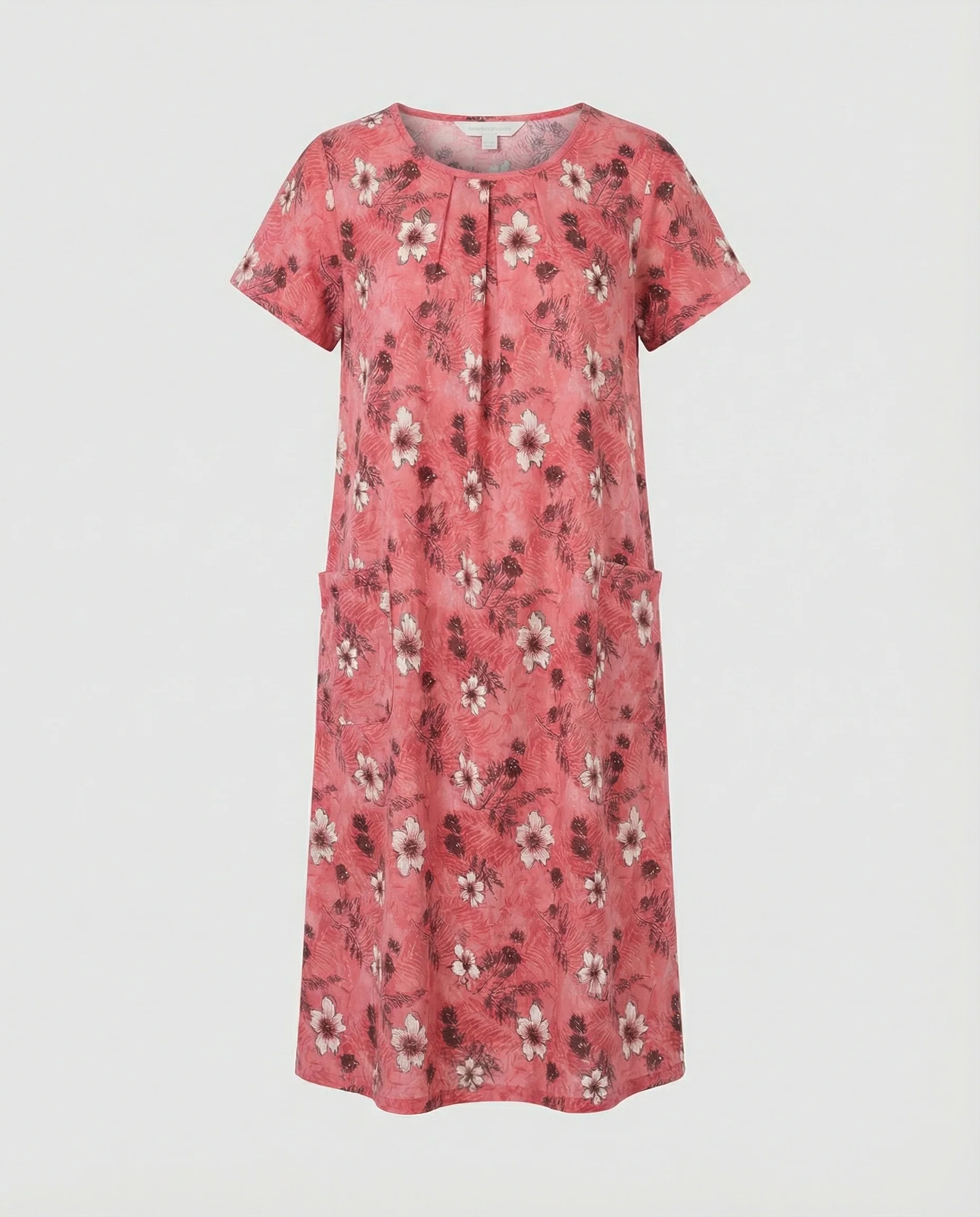 Luftiges Midikleid Damen Mit Taschen - Image 7