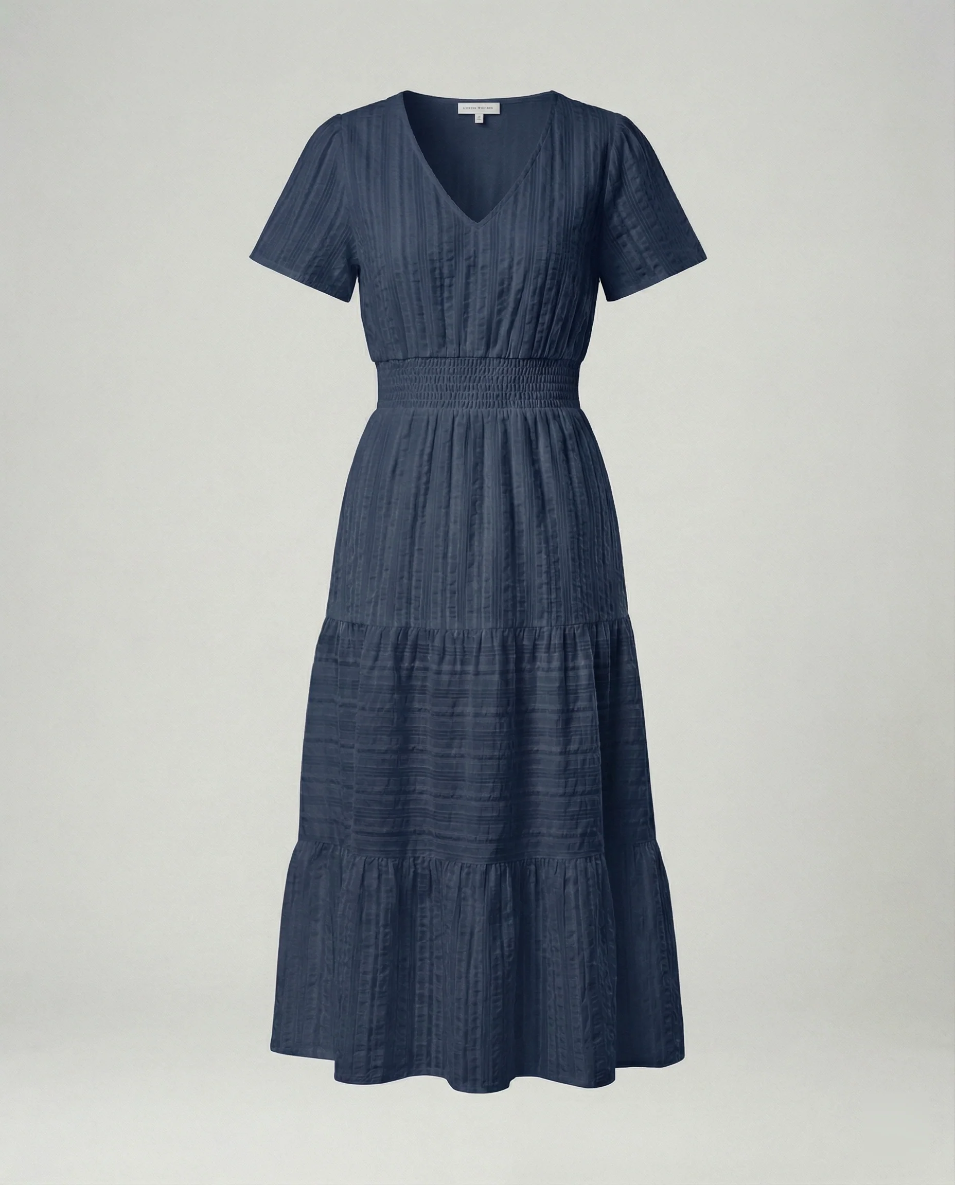 Midikleid Mit Geraffter Taille Damen - Image 11