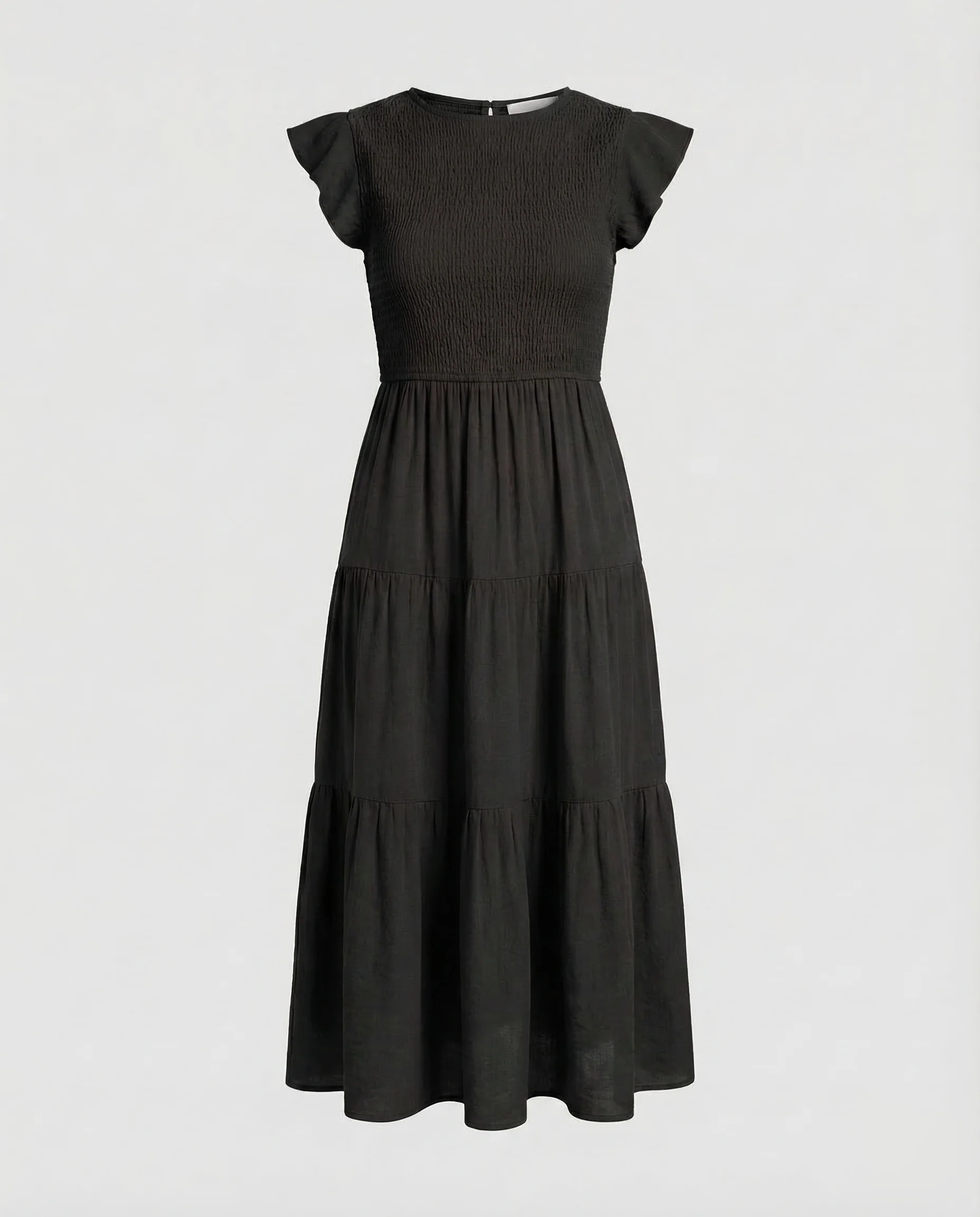 Damen Stufenkleid Volantärmel - Image 7