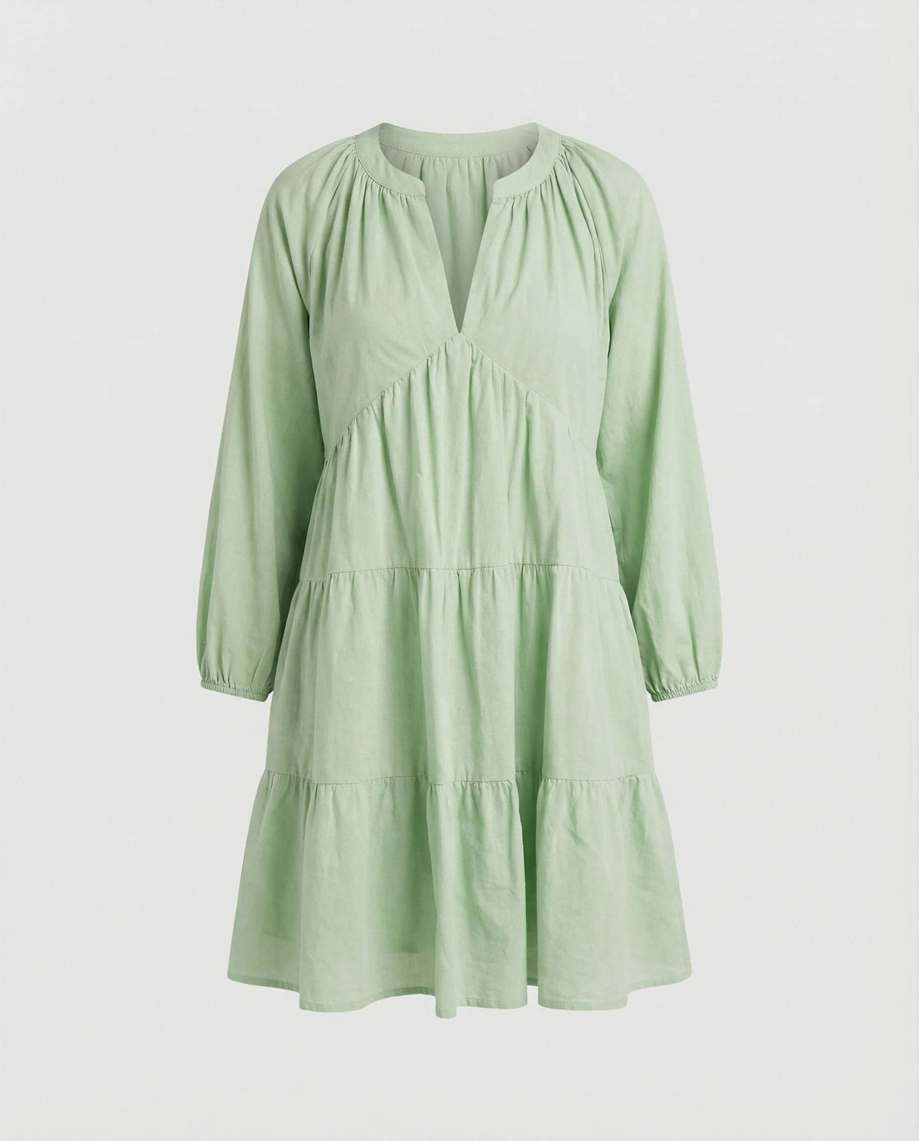 Freizeitkleid Damen Stufenkleid - Image 5