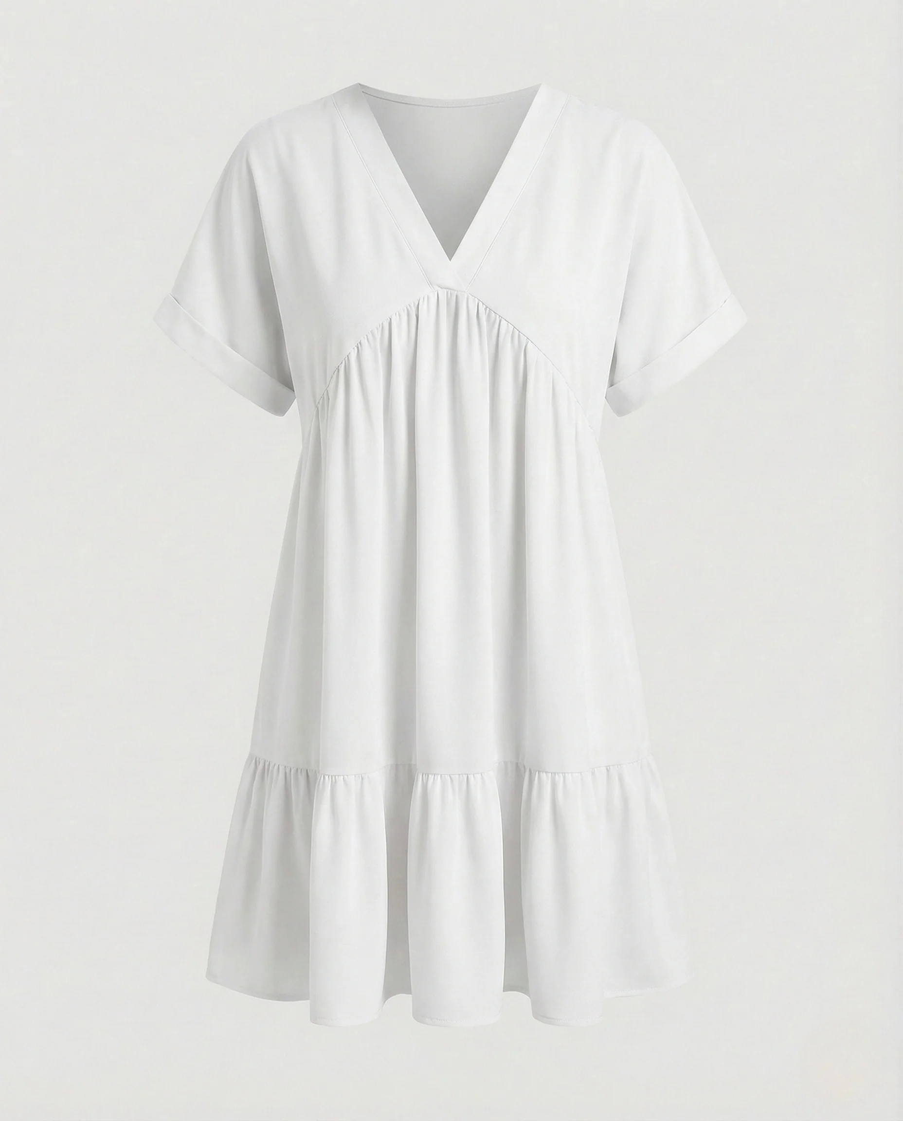Damen Volantkleid mit V-Ausschnitt - Image 6