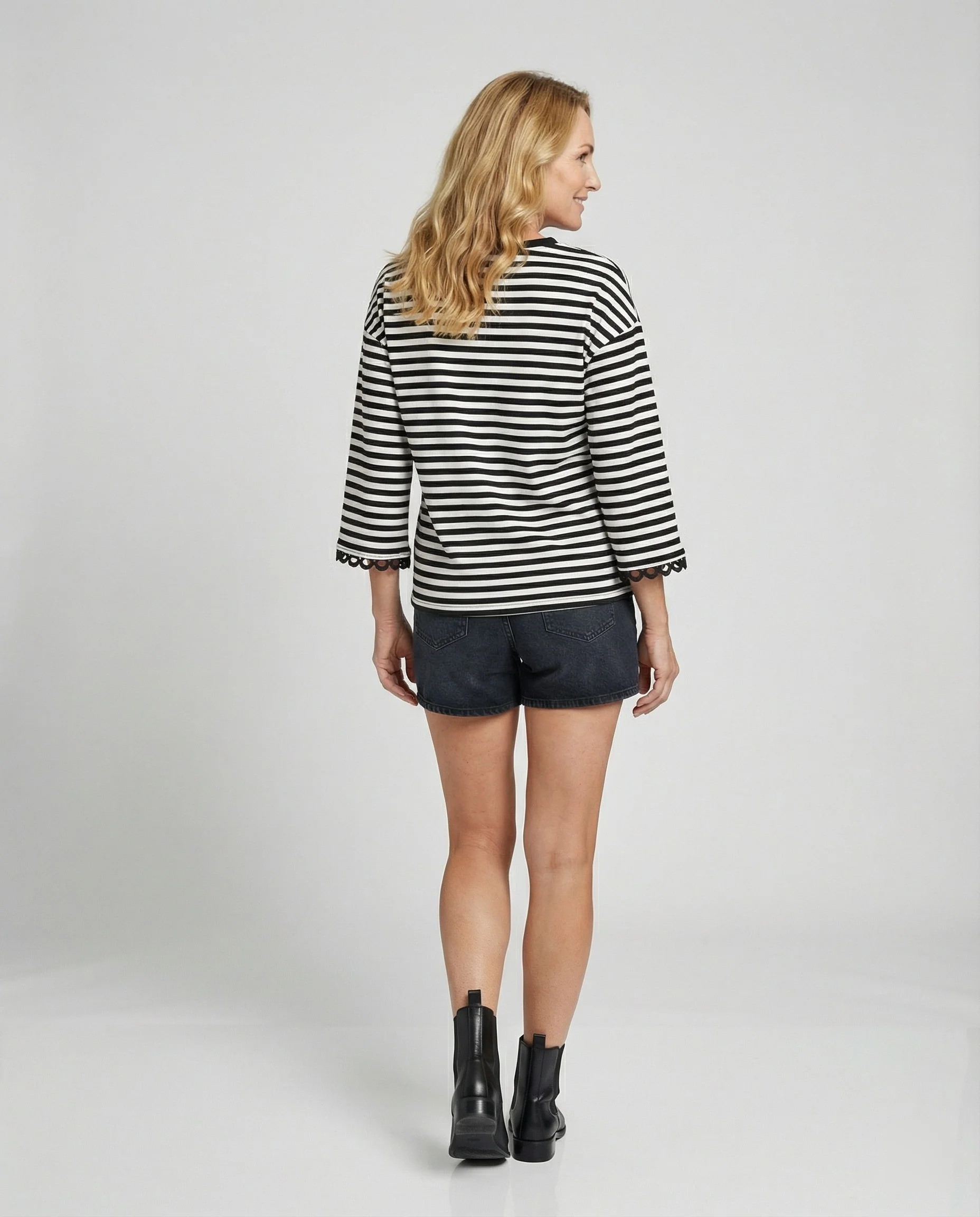 Strickpullover Damen Oversize Maritim - Image 3