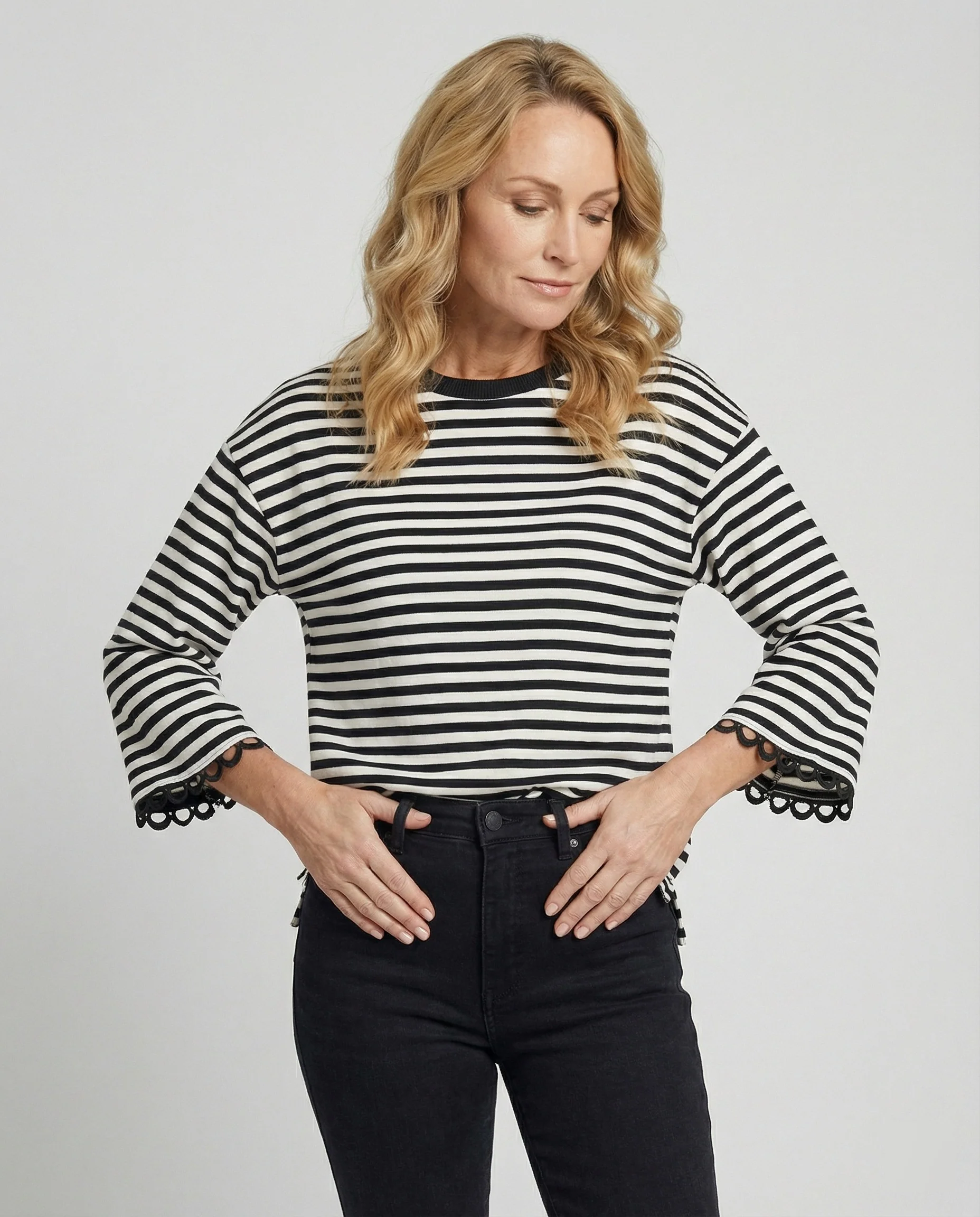 Strickpullover Damen Oversize Maritim - Image 7
