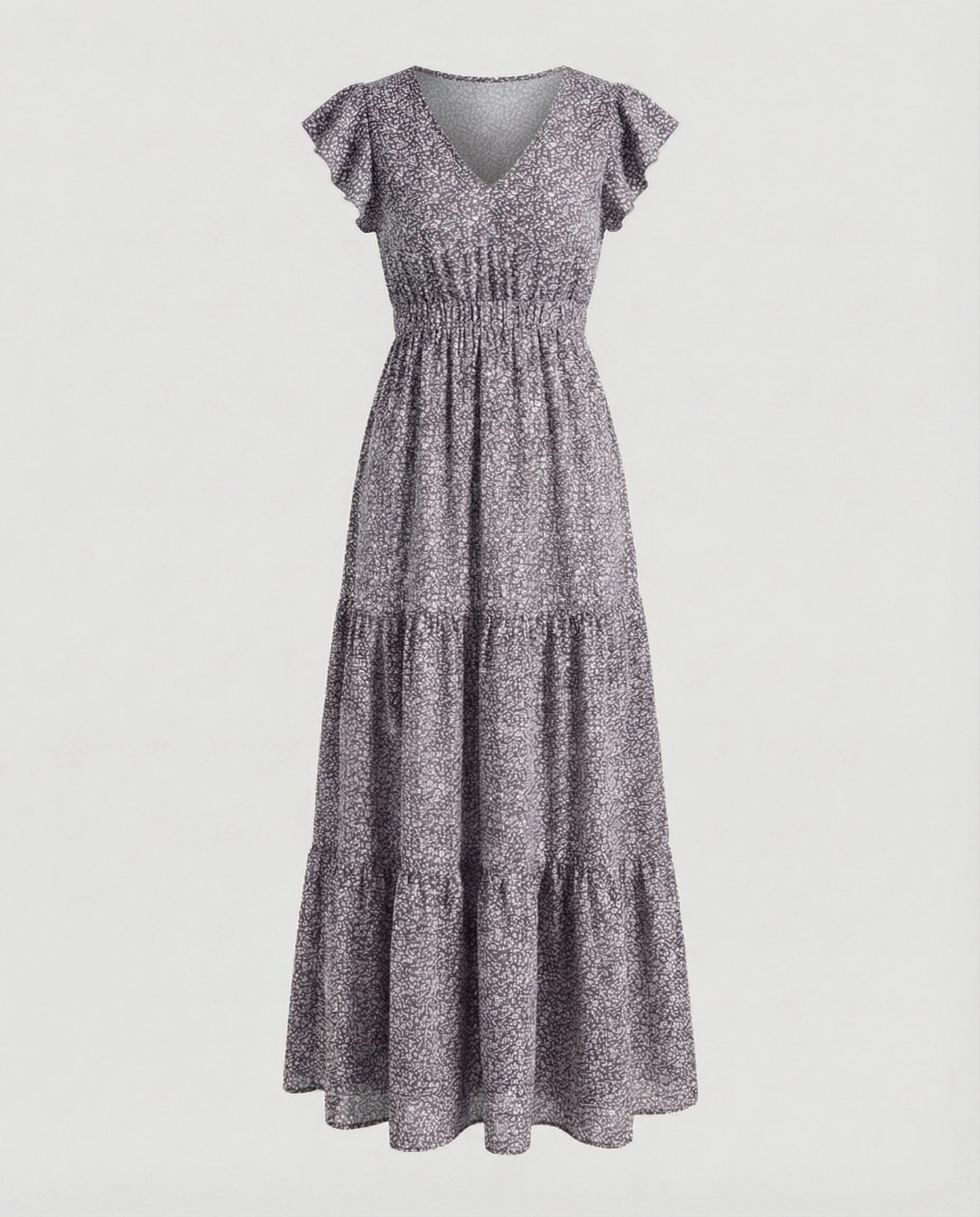 Damen Maxikleid Sommer Smokbund - Image 7