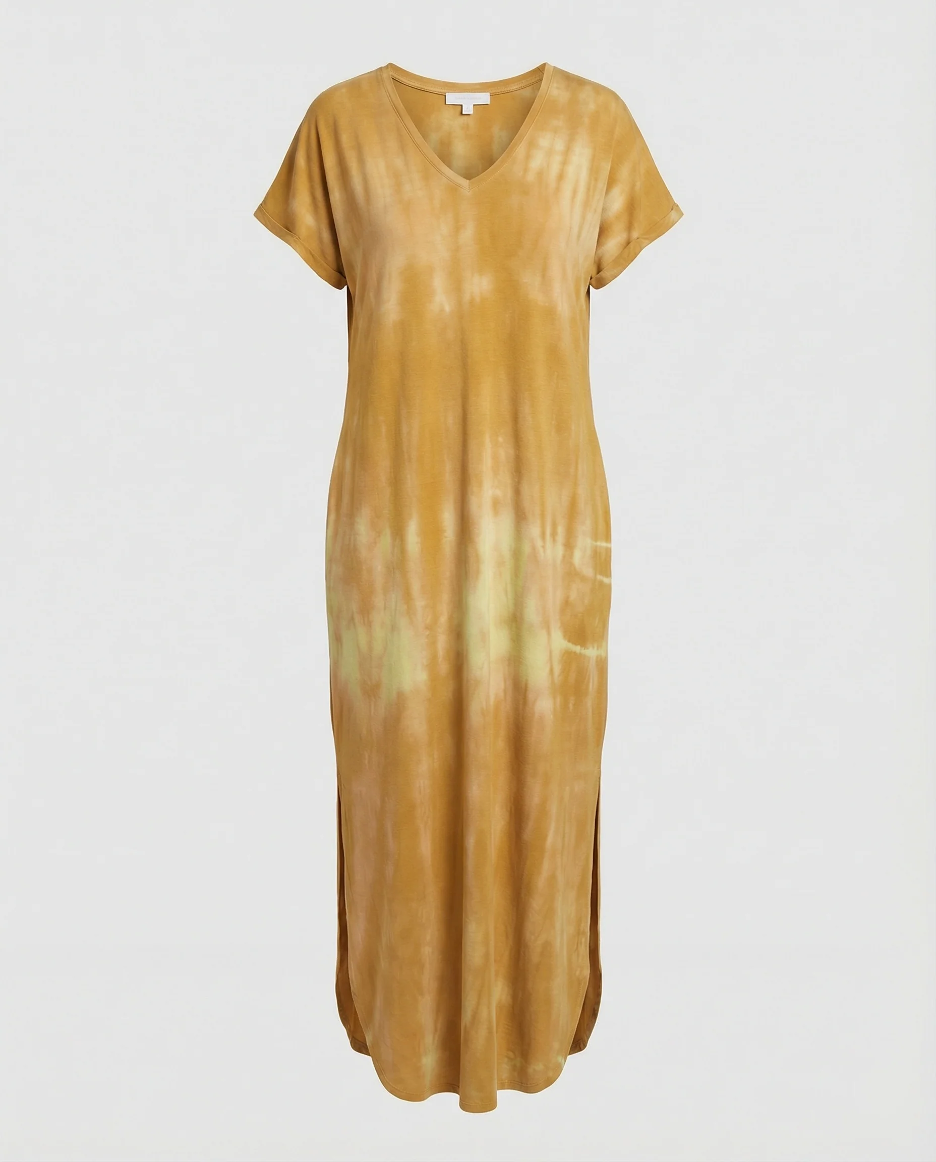 Damen Maxikleid Batik Oversize - Image 4