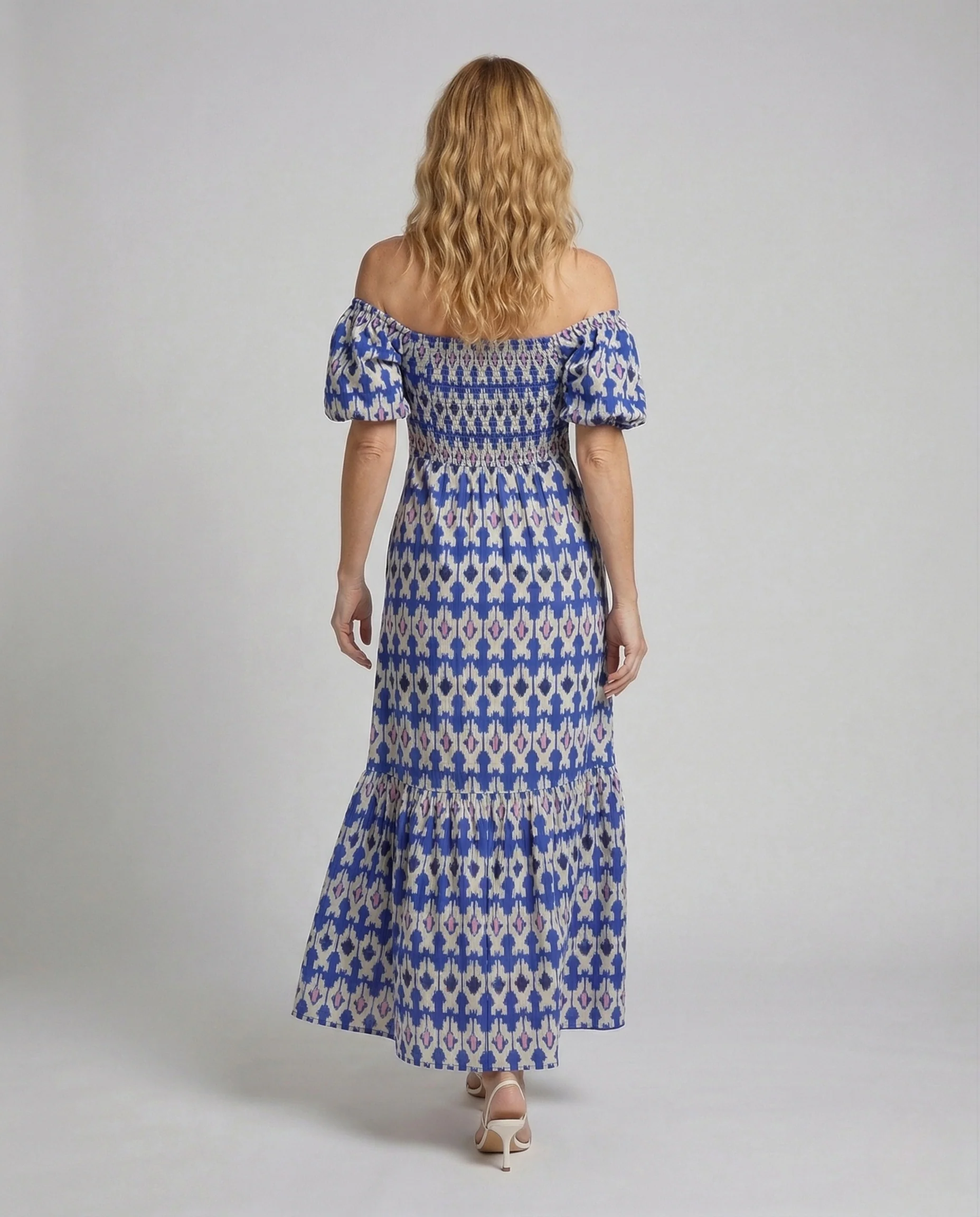 Damen Maxikleid mit Carmenausschnitt - Image 4
