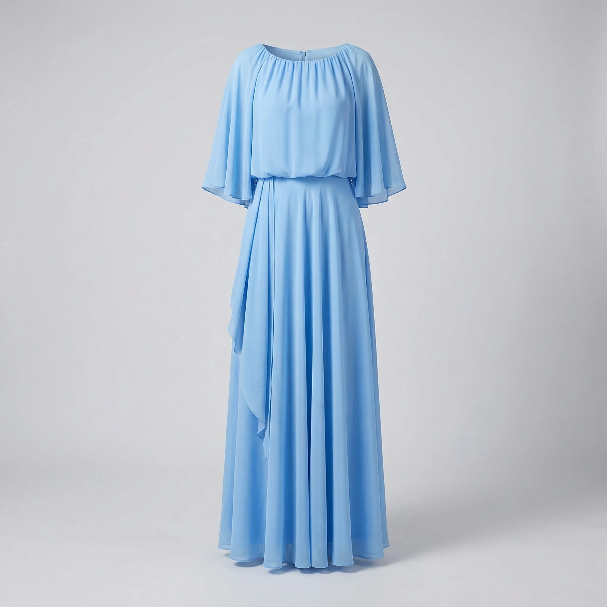 Maxikleid Sommer mit Capeärmeln - Image 6