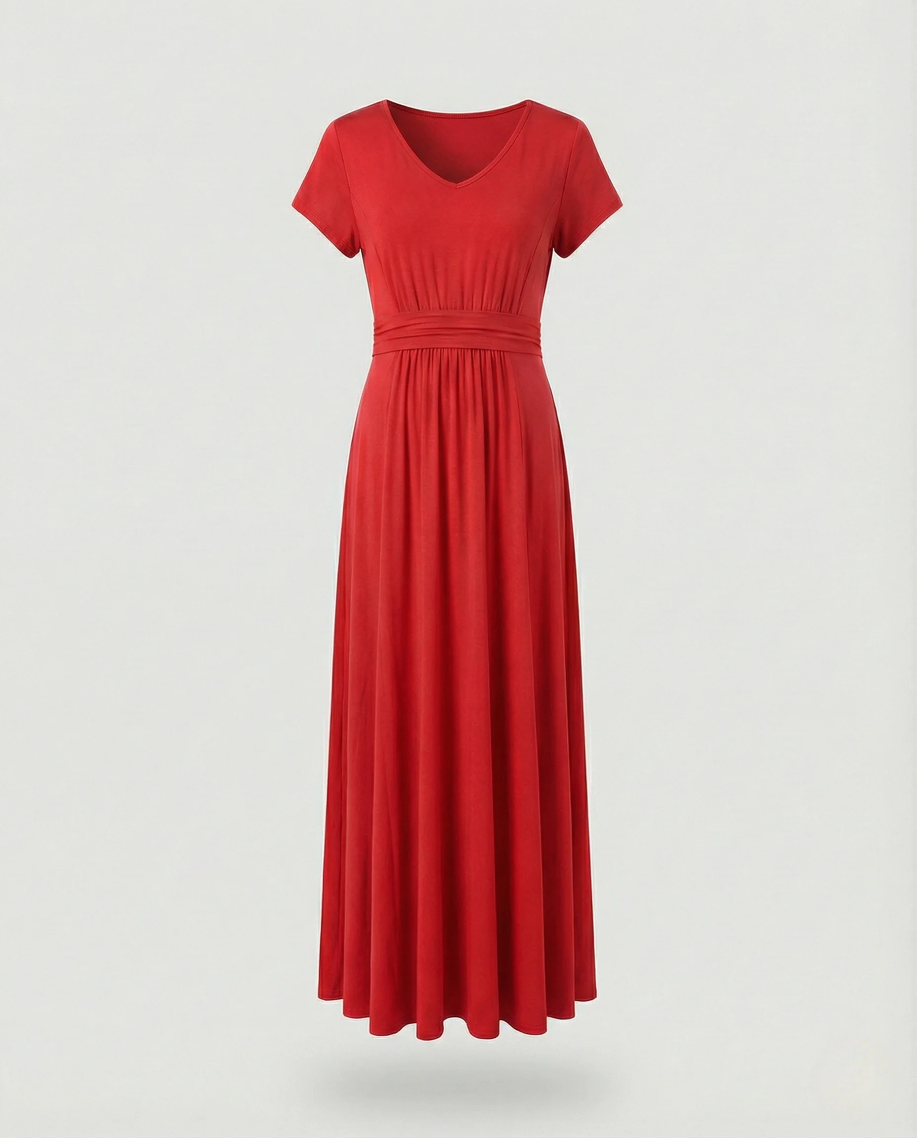 Damen Viskosejersey-Maxikleid mit Empire-Taille - Image 6