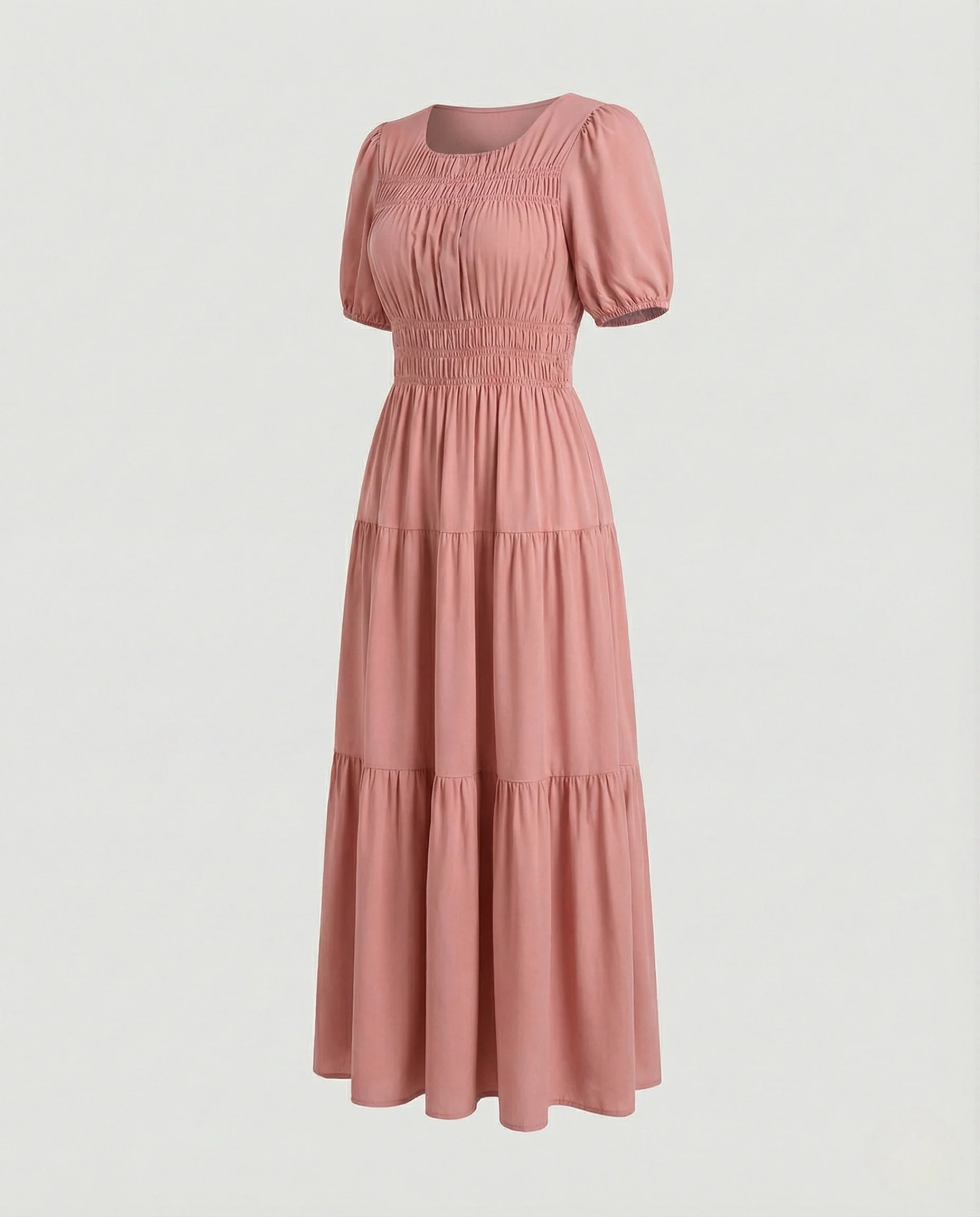 Damen Maxikleid mit Ethnomuster und Volantrock - Image 20