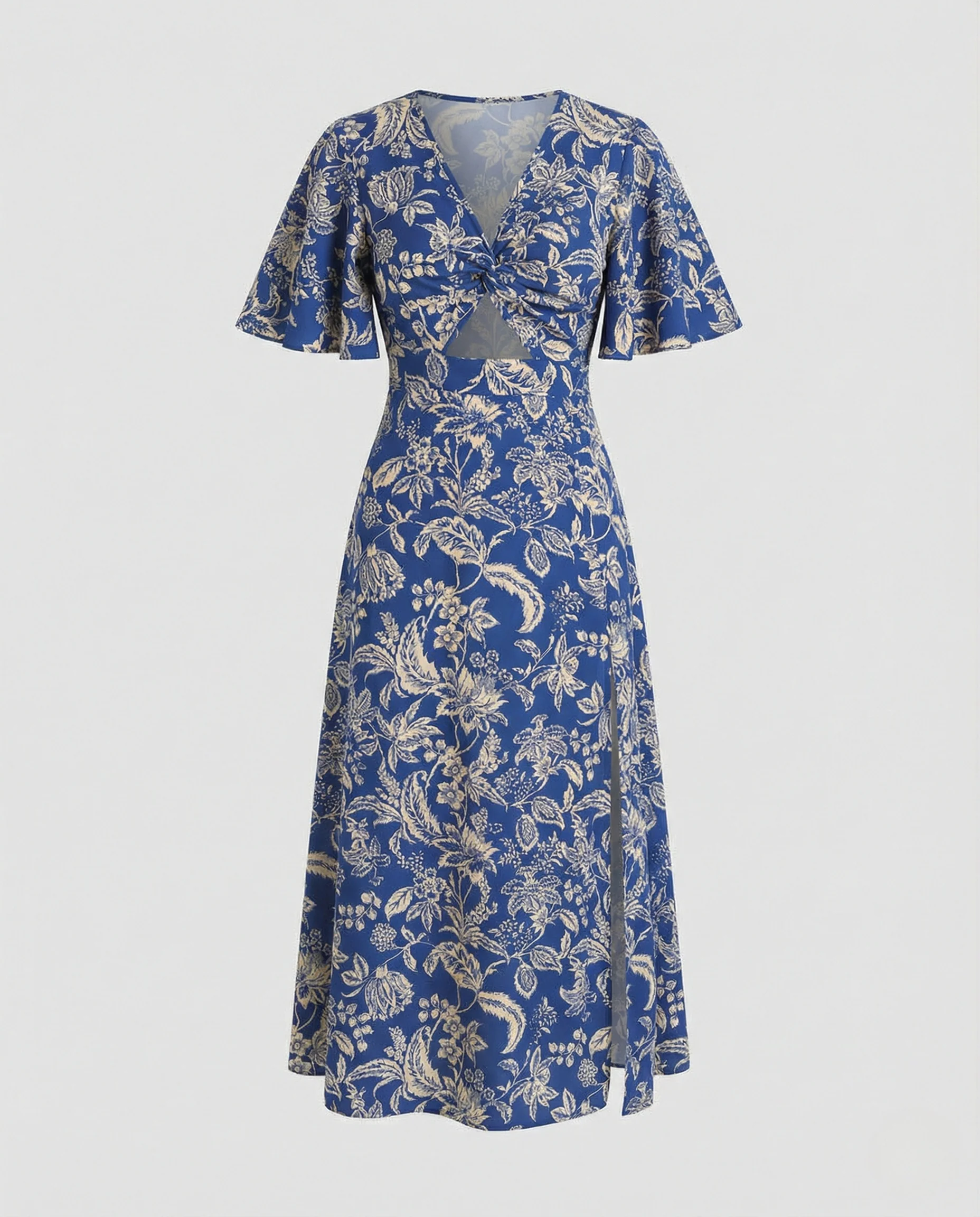 Maxikleid Damen Knotenfront - Image 5
