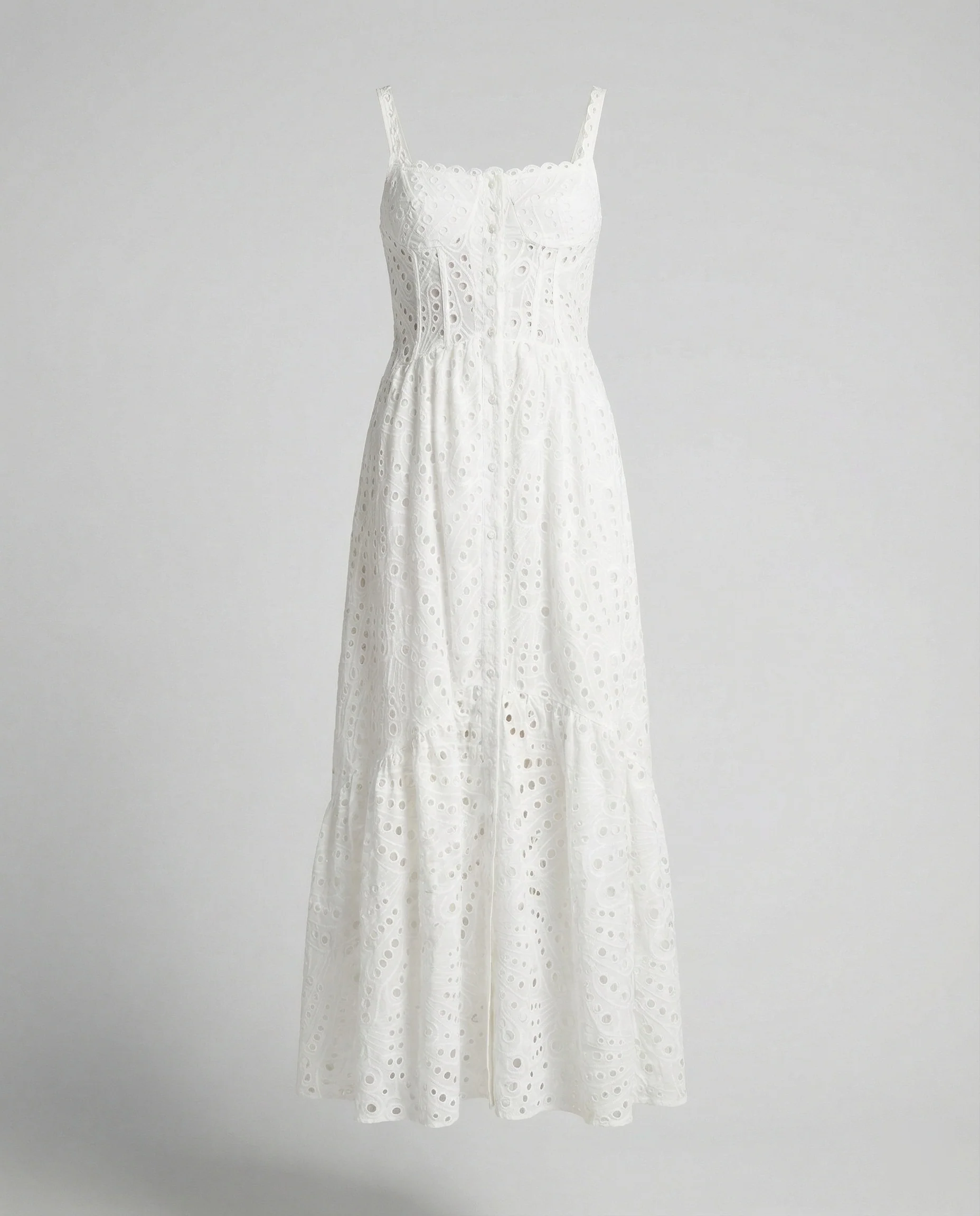 Damen Maxikleid Paisley mit Stufen - Image 4