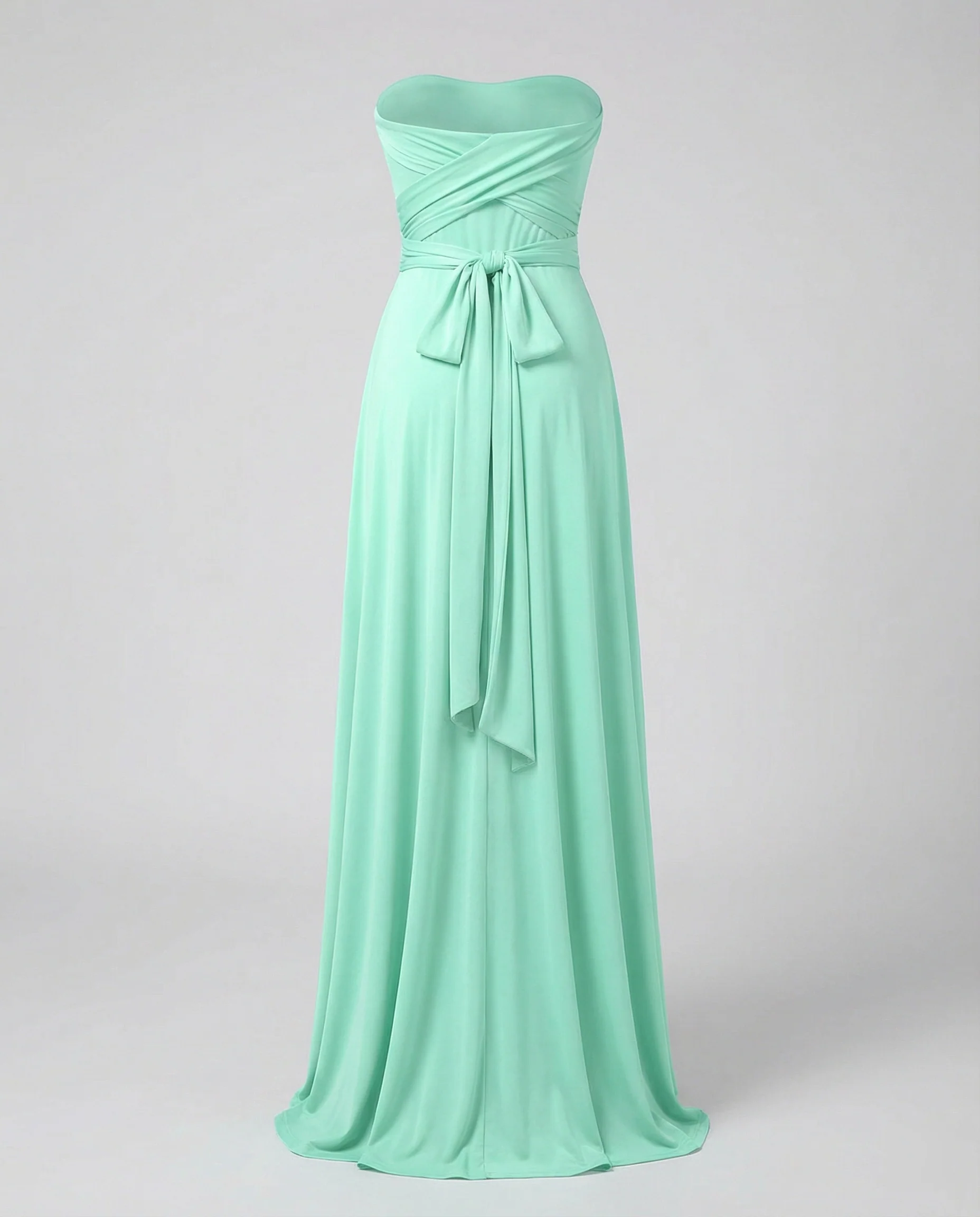 Damen Maxikleid Sommer V-Ausschnitt Empire - Image 10