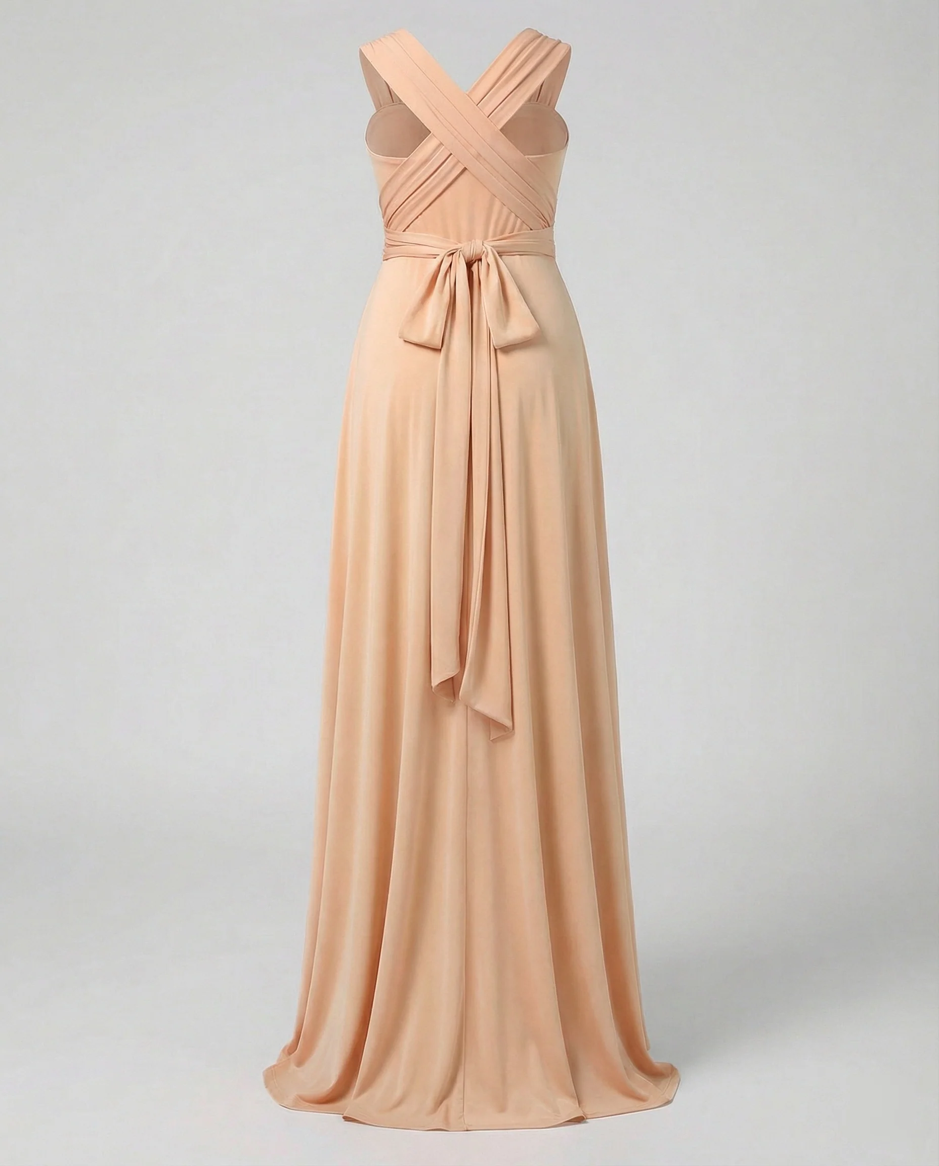 Damen Maxikleid Sommer V-Ausschnitt Empire - Image 12