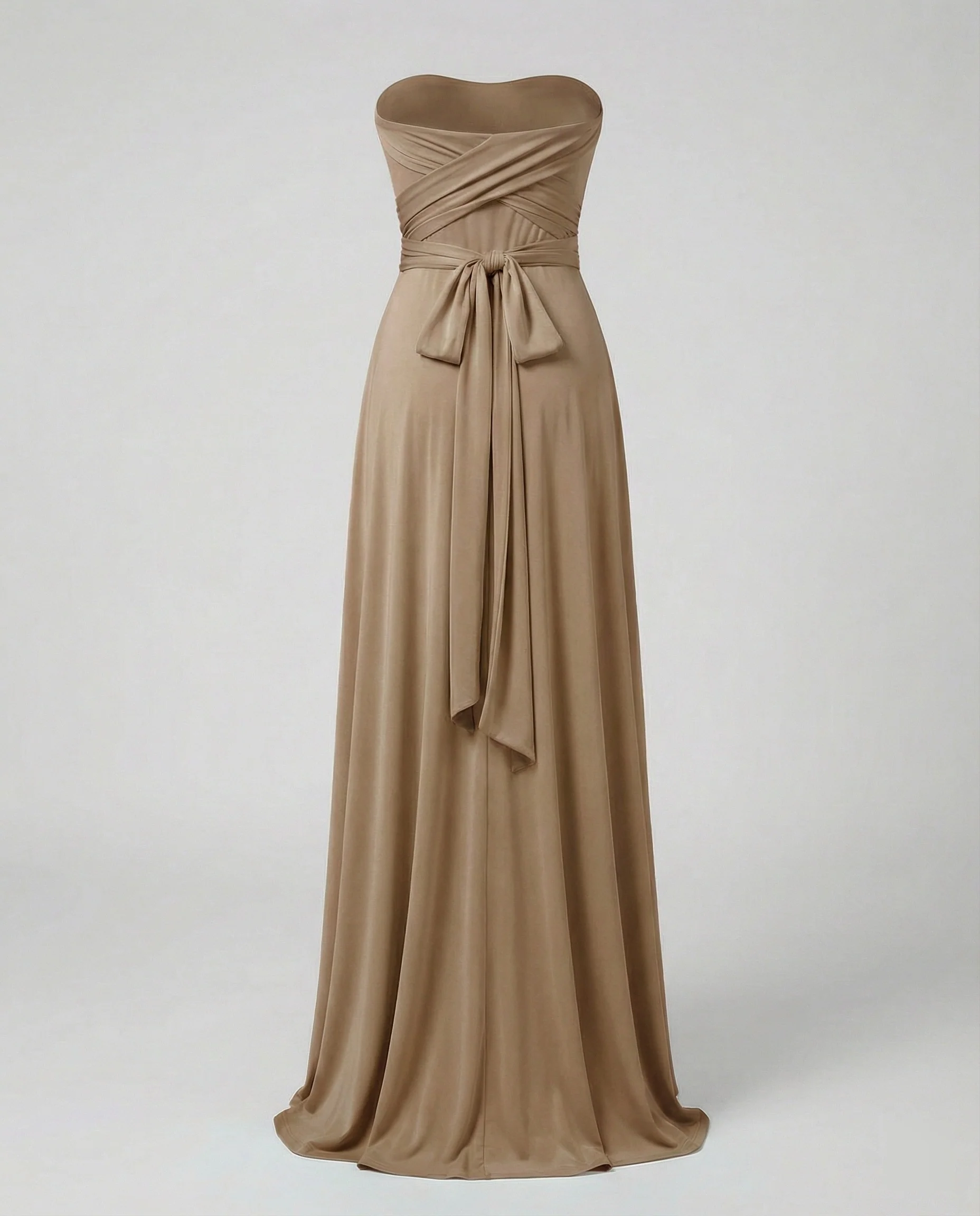 Damen Maxikleid Sommer V-Ausschnitt Empire - Image 15