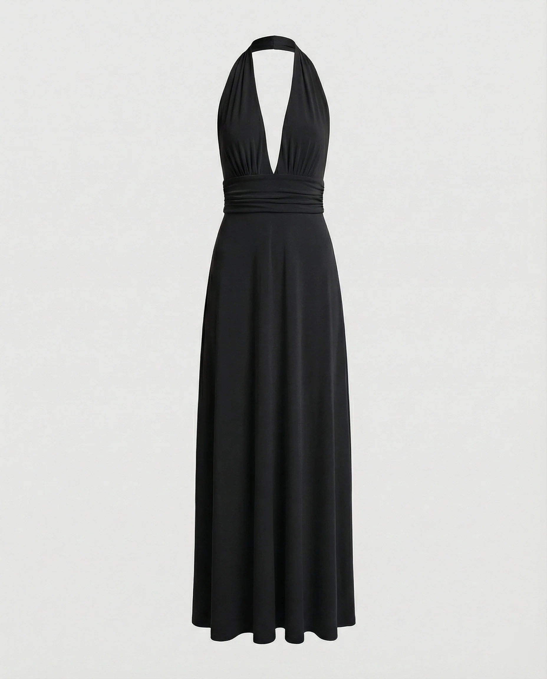 Damen Maxikleid Sommer V-Ausschnitt Empire - Image 26