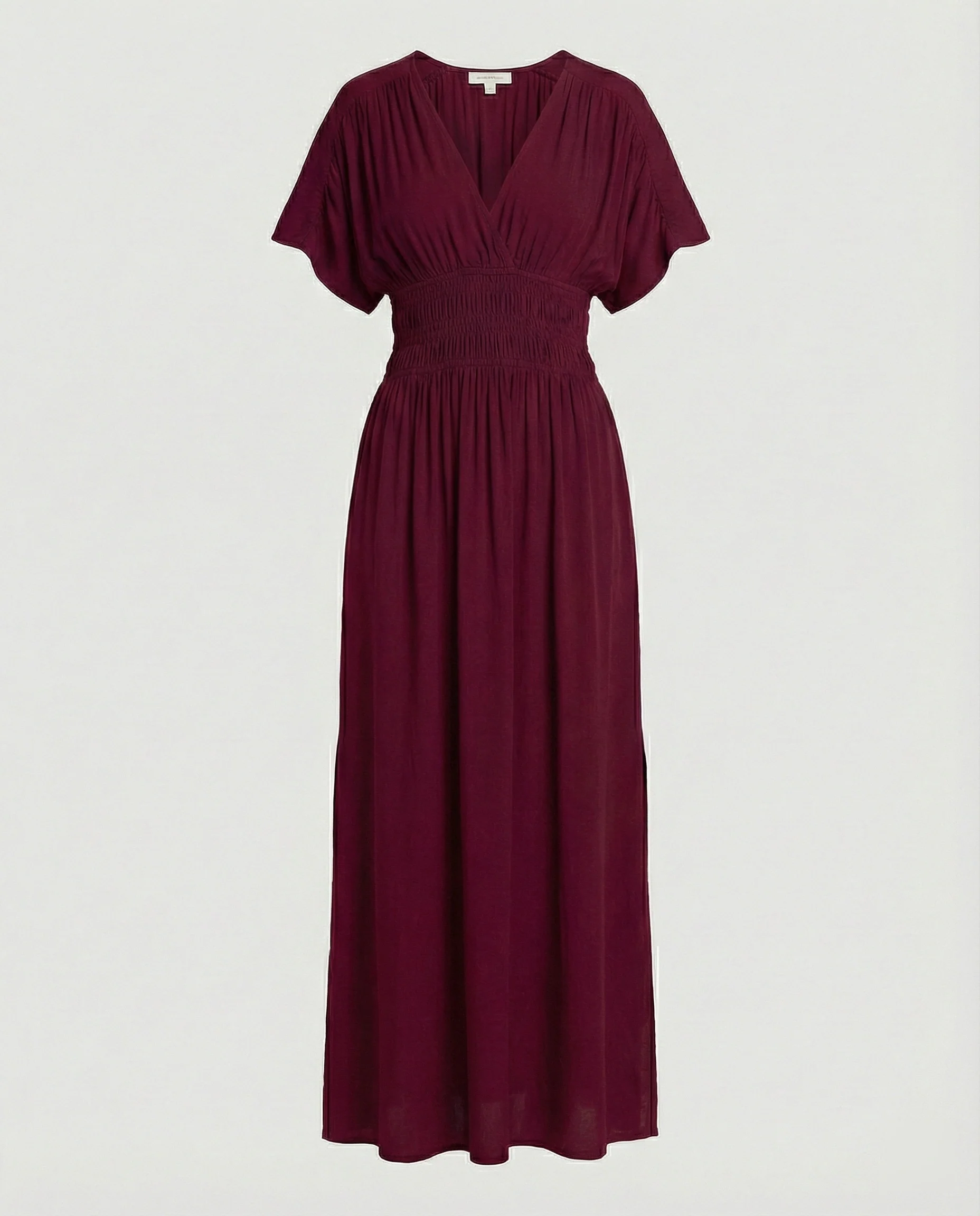Damen Maxikleid Sommer V-Ausschnitt Schlitz - Image 10