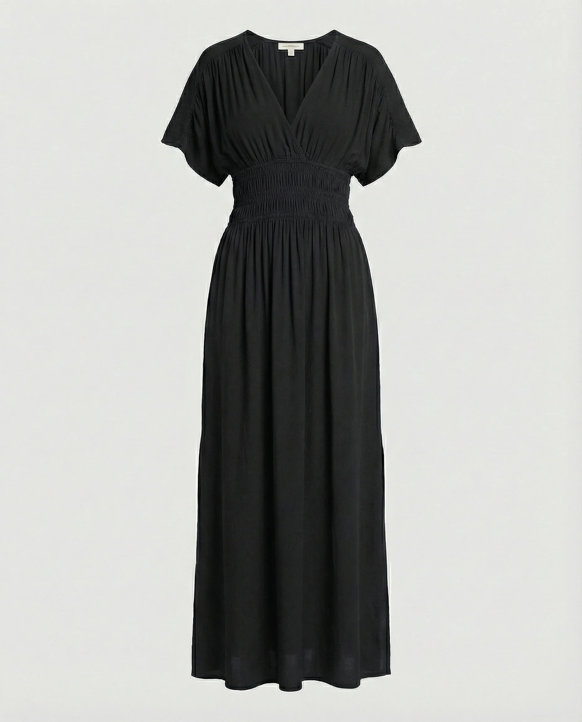 Damen Maxikleid Sommer V-Ausschnitt Schlitz - Image 12