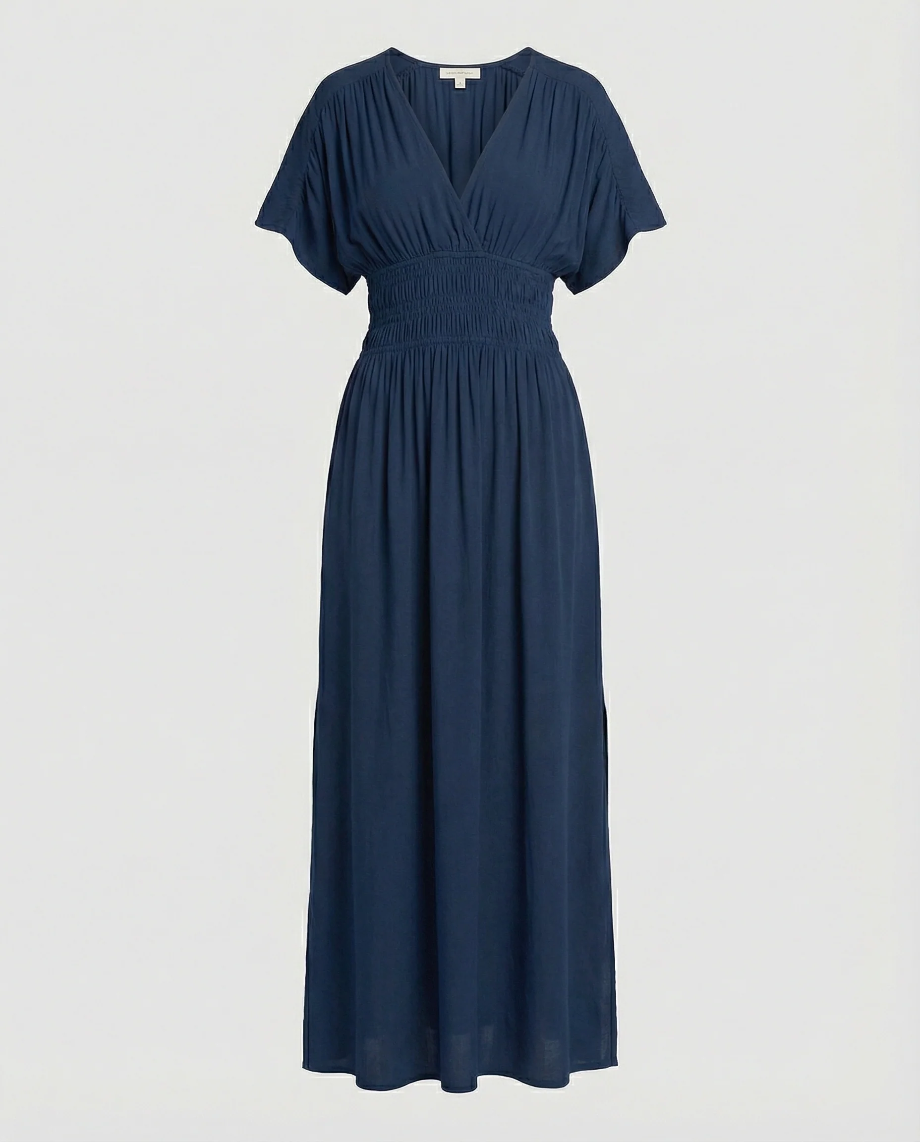 Damen Maxikleid Sommer V-Ausschnitt Schlitz - Image 4