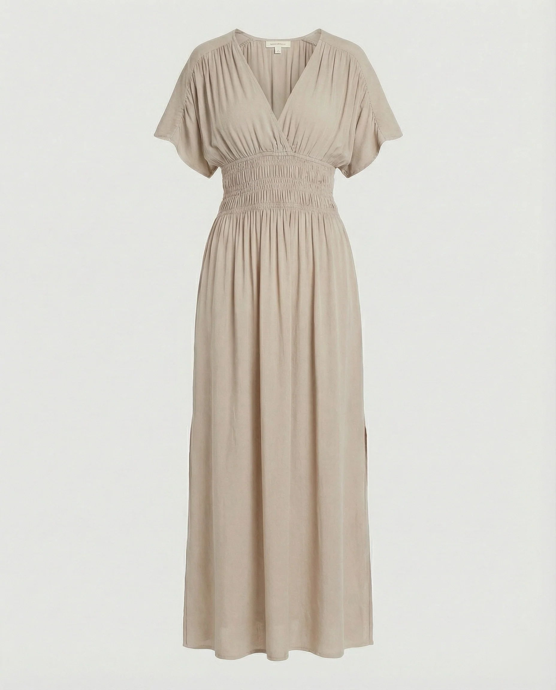 Damen Maxikleid Sommer V-Ausschnitt Schlitz - Image 8