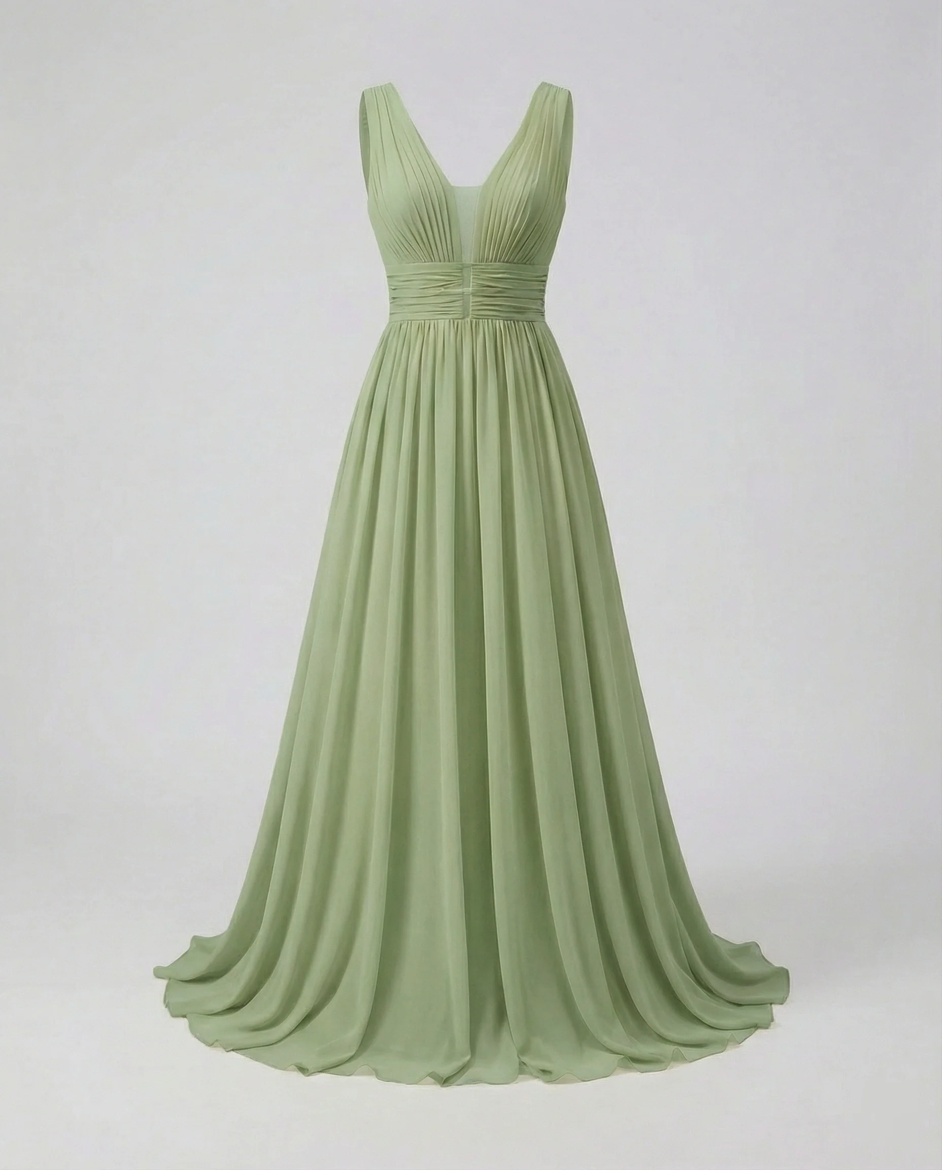 Damen Maxikleid Chiffon mit Cut Out - Image 11