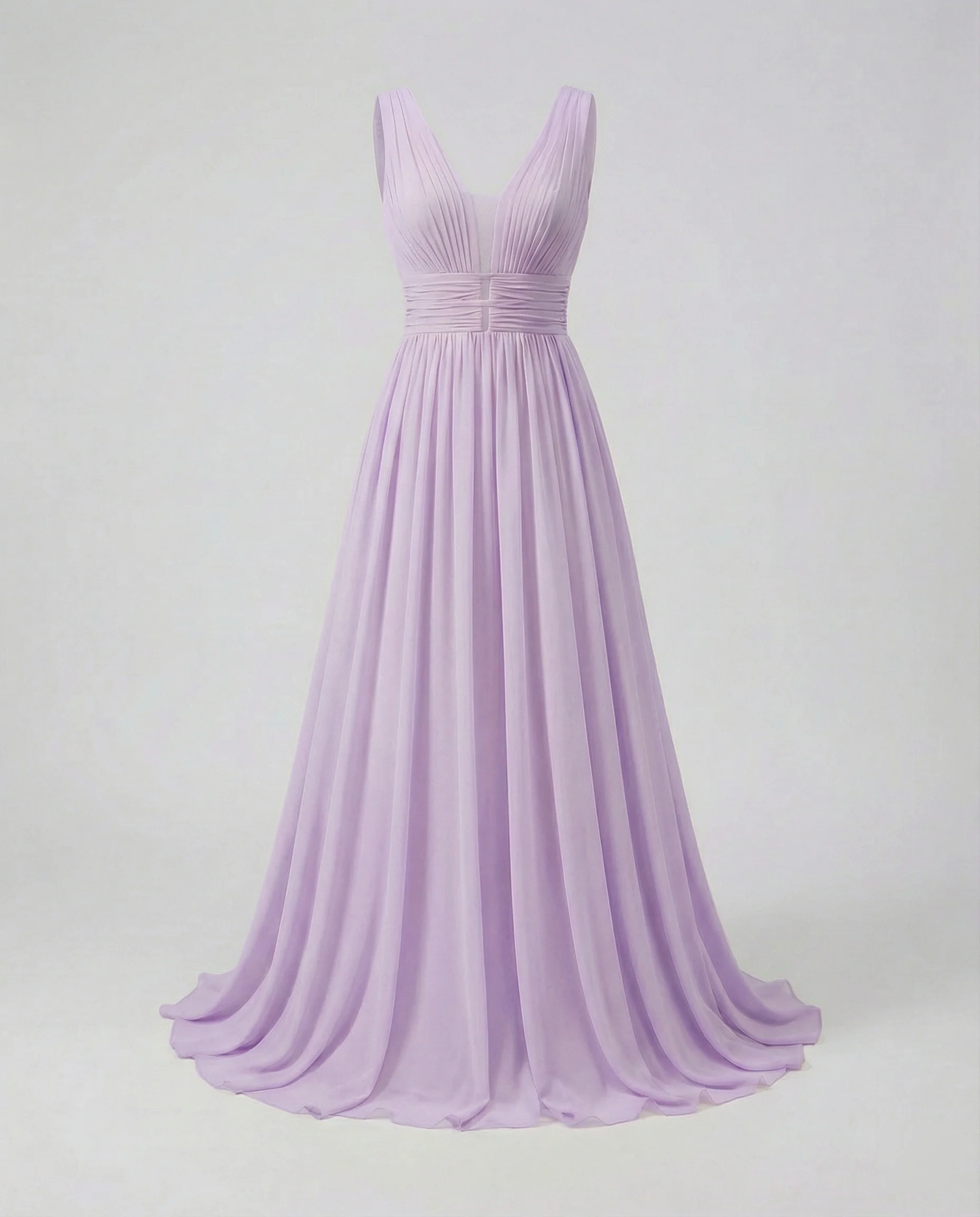 Damen Maxikleid Chiffon mit Cut Out - Image 7