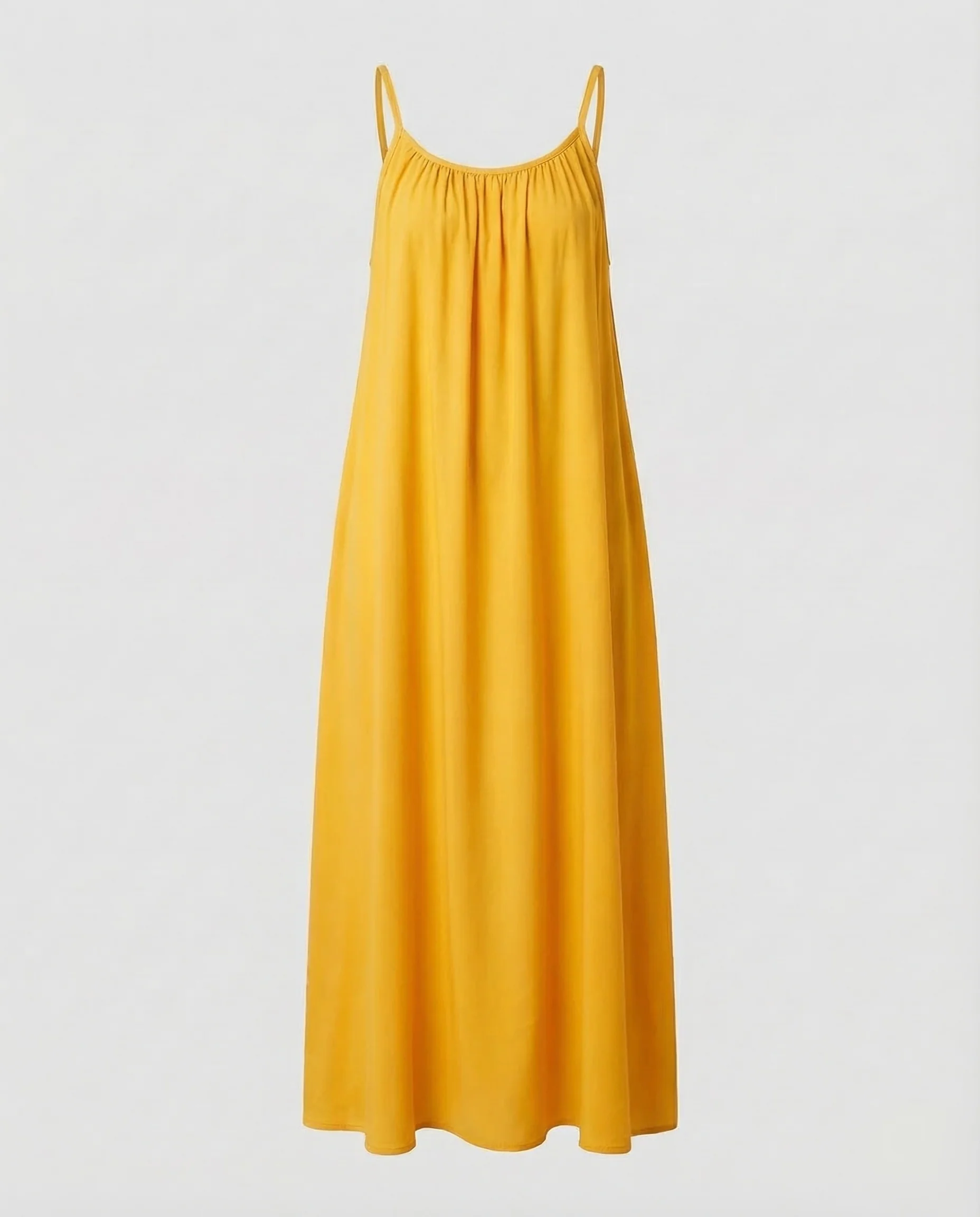 Damen Maxikleid Spaghettiträger Sommer - Image 14