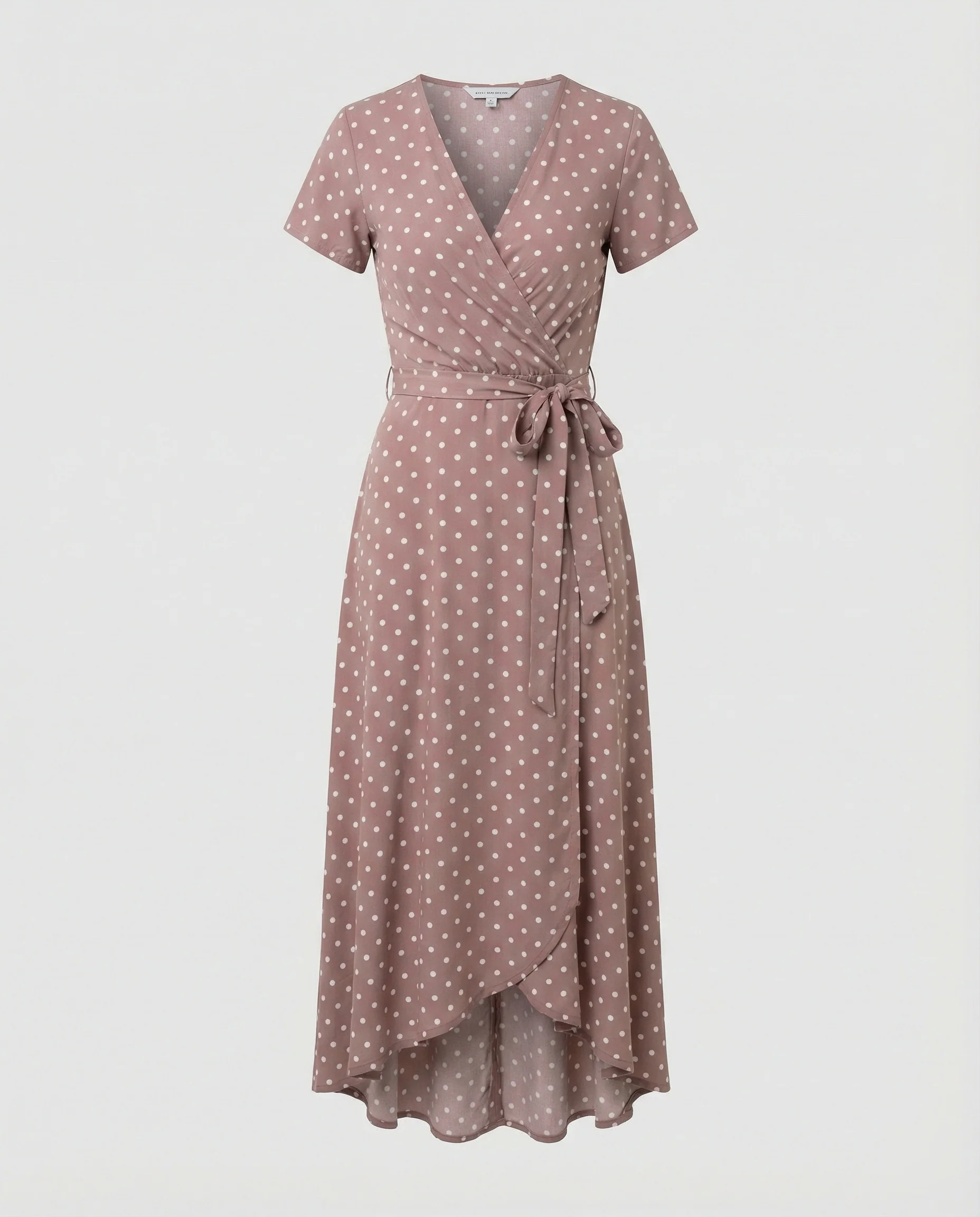 Damen Wickel Maxikleid mit Schlitz - Image 4