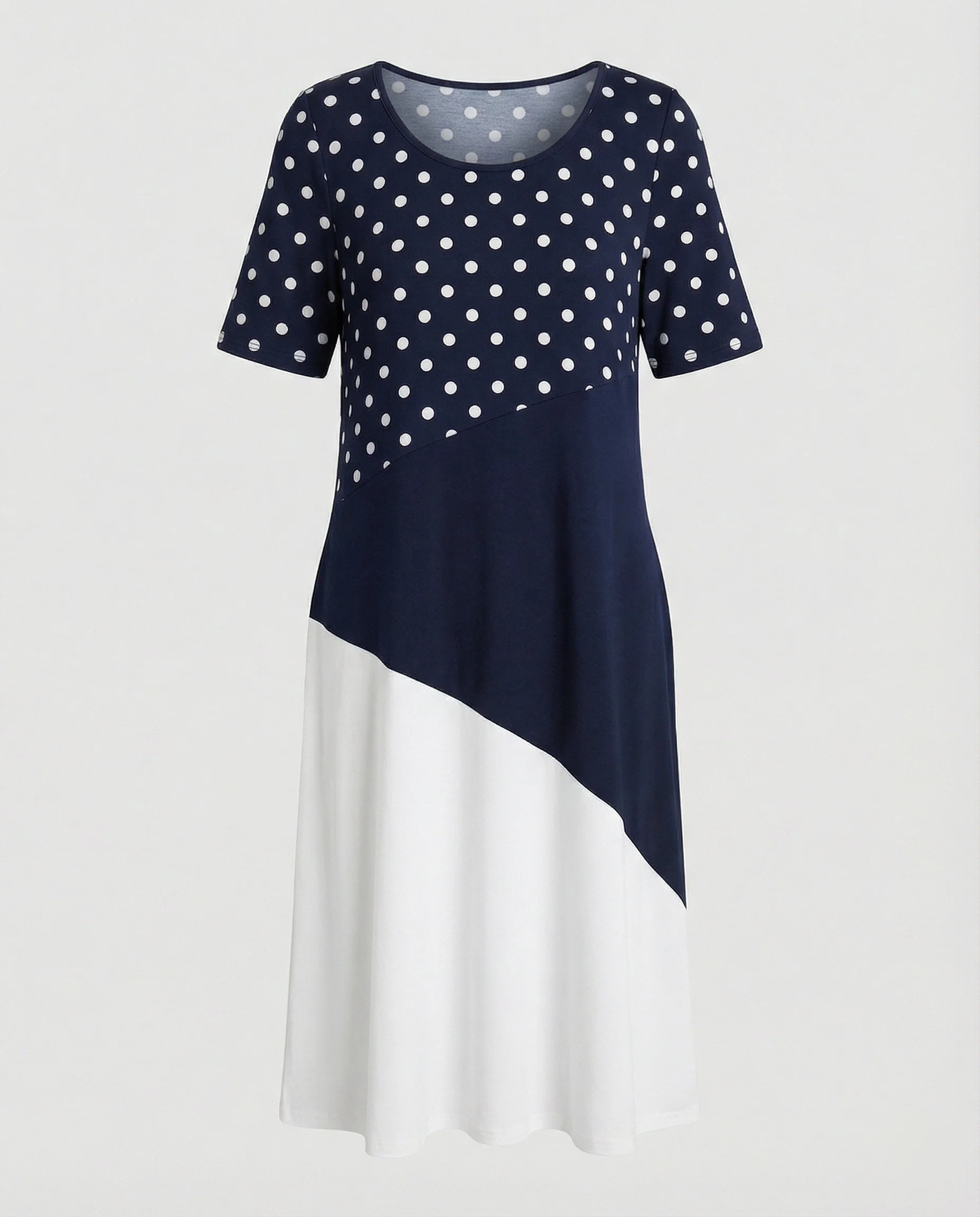 Damen Midikleid A-Linie Freizeitkleid - Image 7