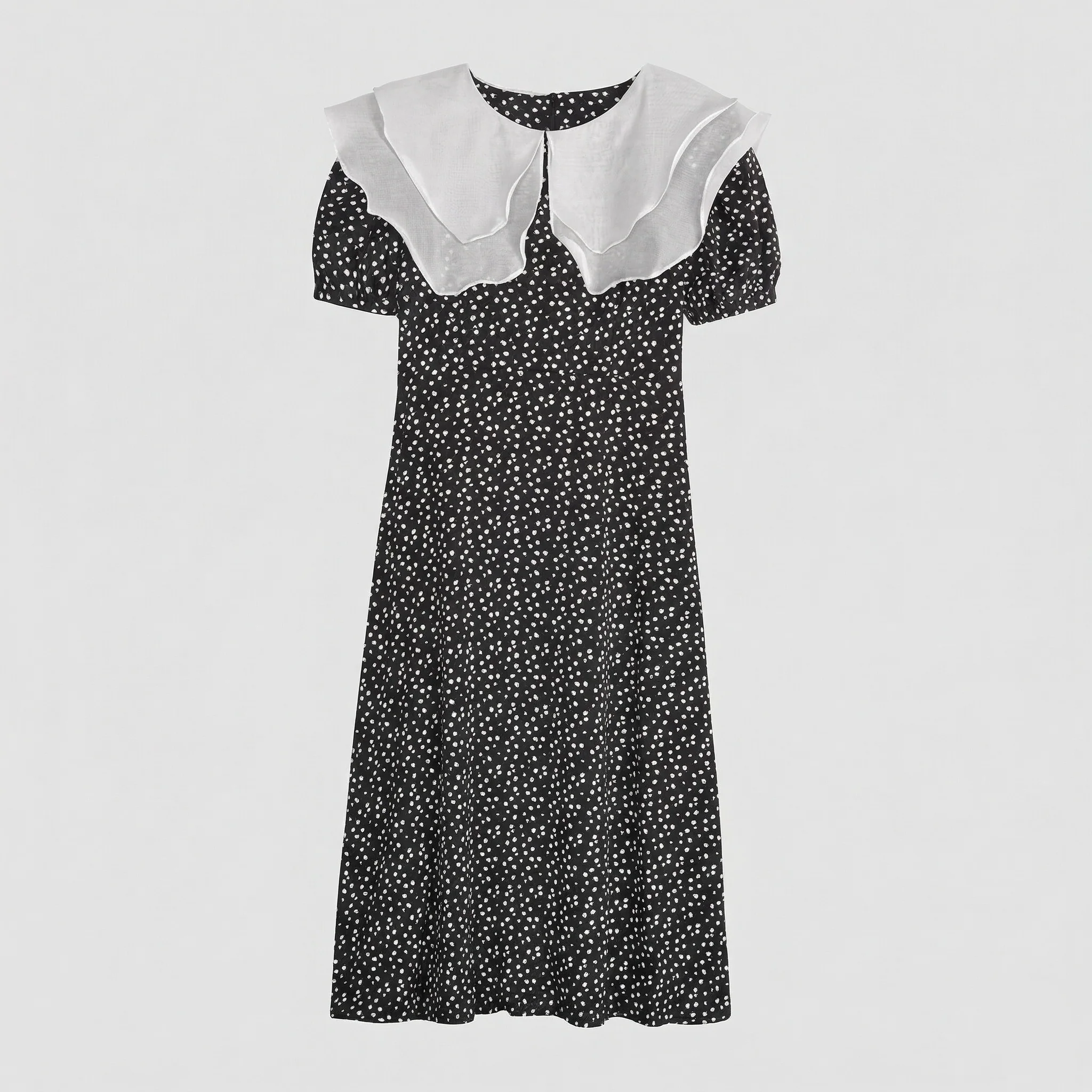 Damen Midikleid mit Doppelkragen - Image 5