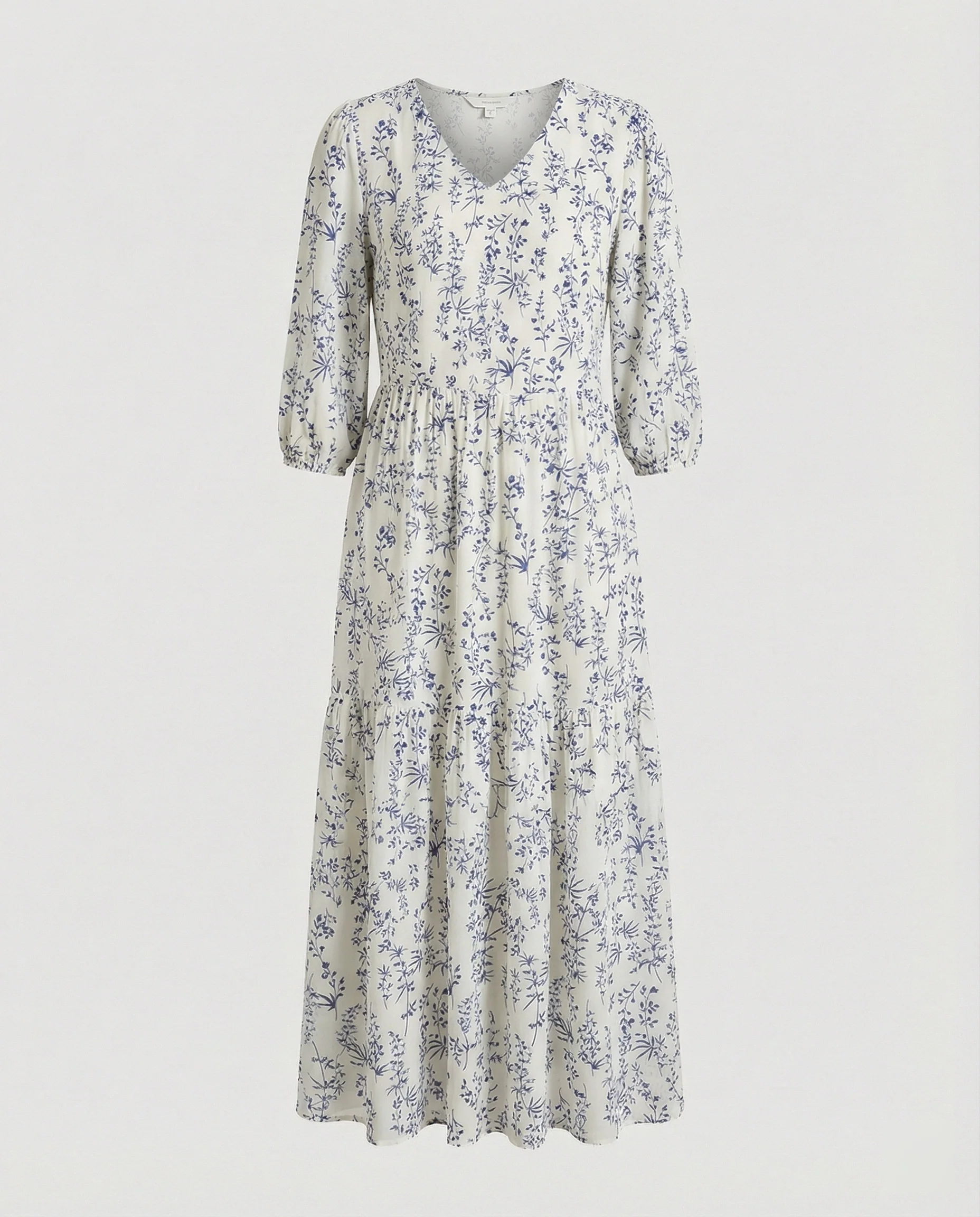 Damen Midikleid Sommer Stufenrock - Image 5
