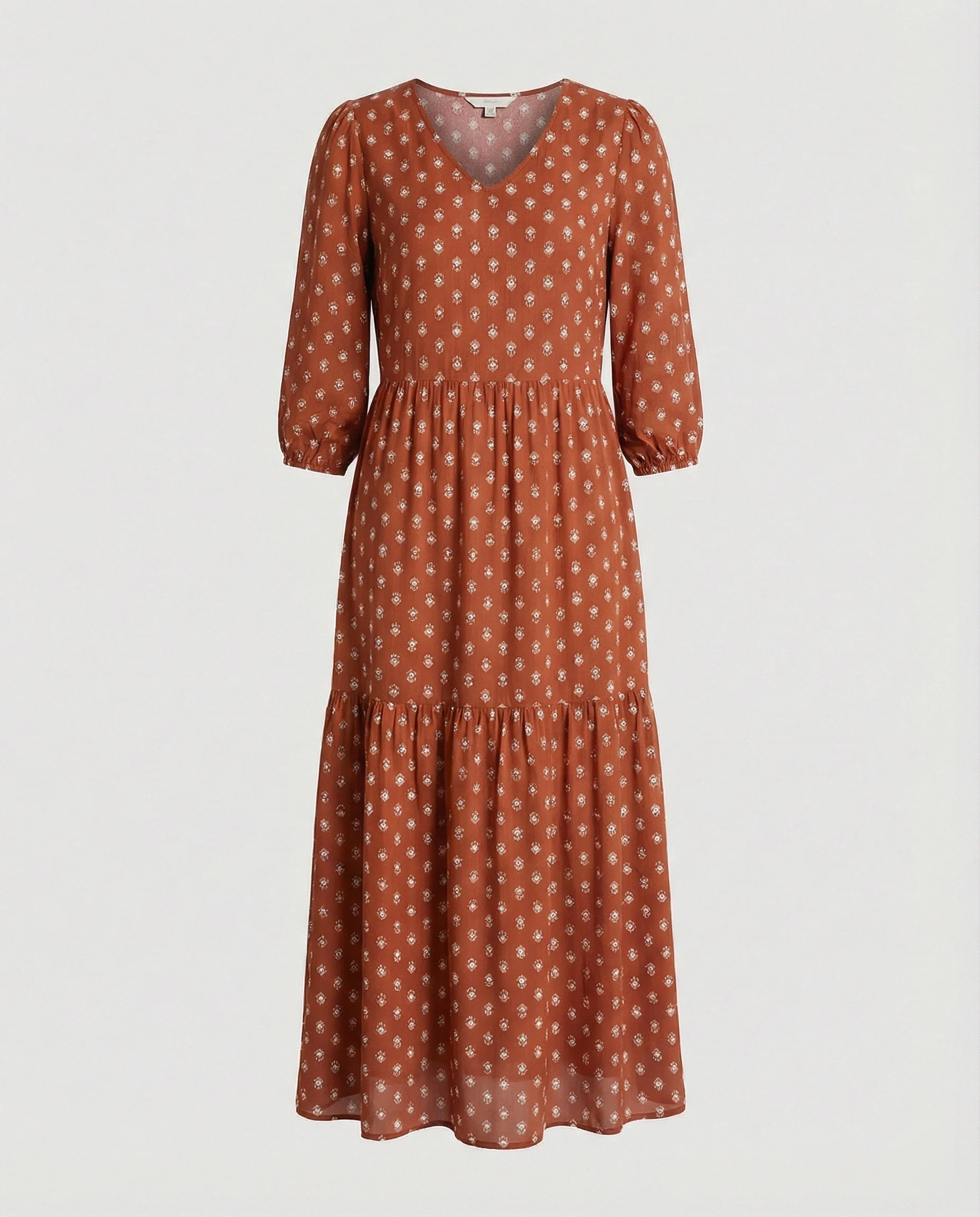 Damen Midikleid Sommer Stufenrock - Image 6