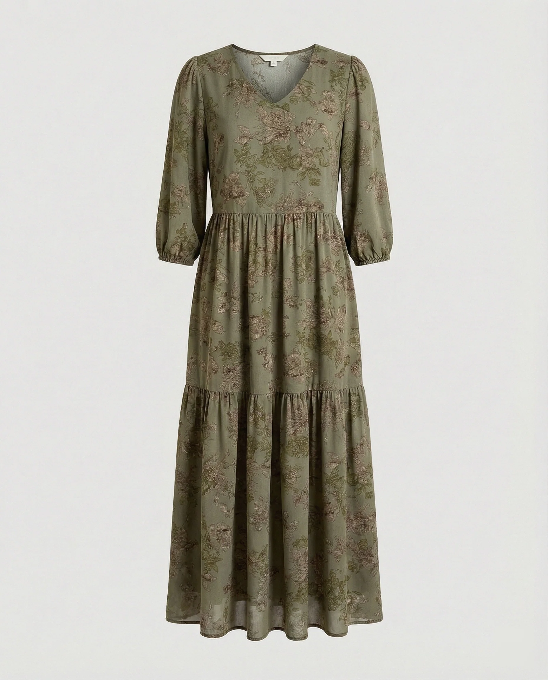 Damen Midikleid Sommer Stufenrock - Image 9