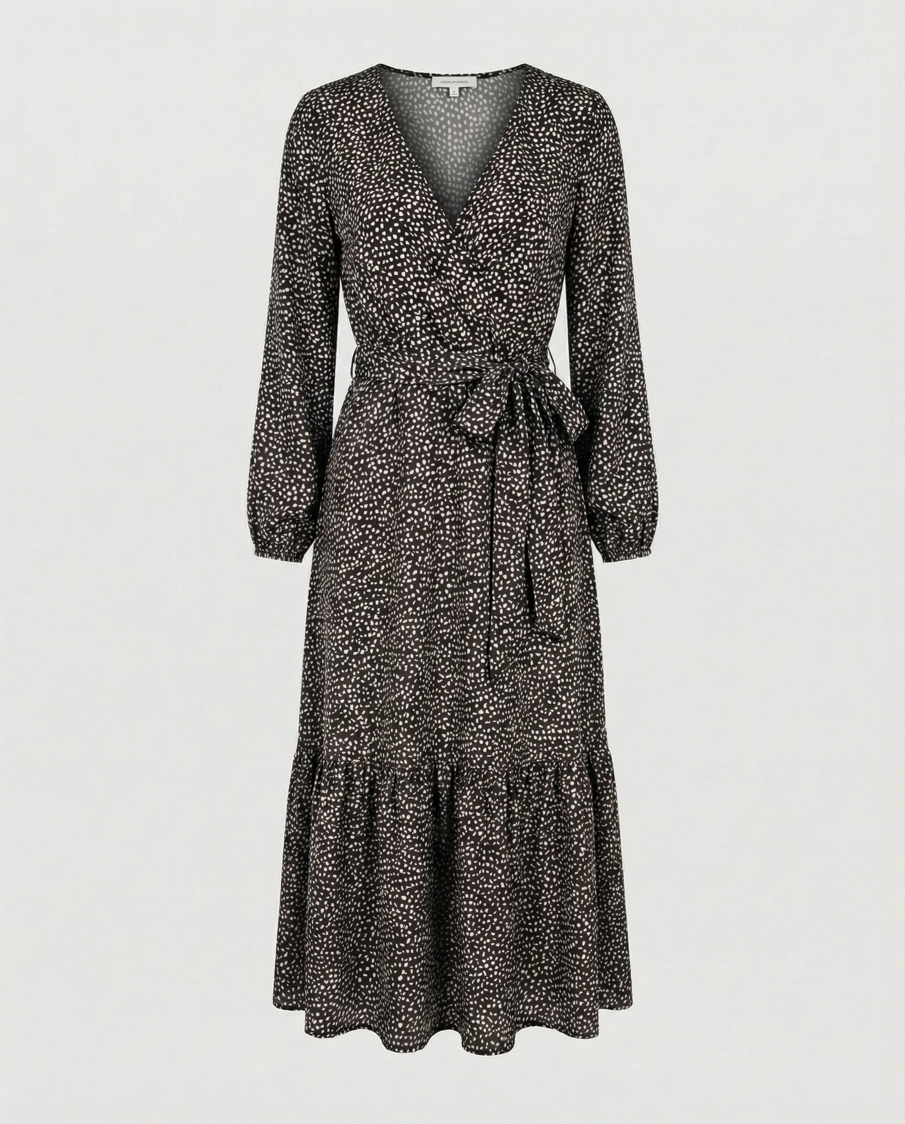 Damen Midikleid Wickeloptik Sommer - Image 7
