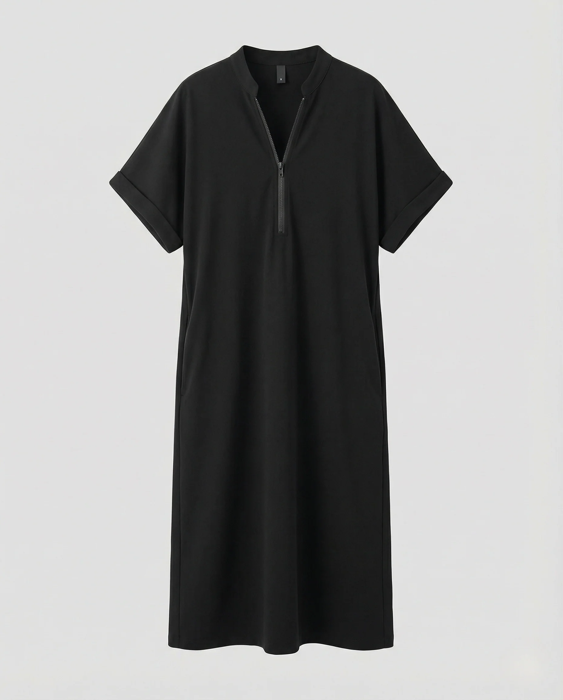 Damen Freizeit Midikleid mit Reißverschluss - Image 5