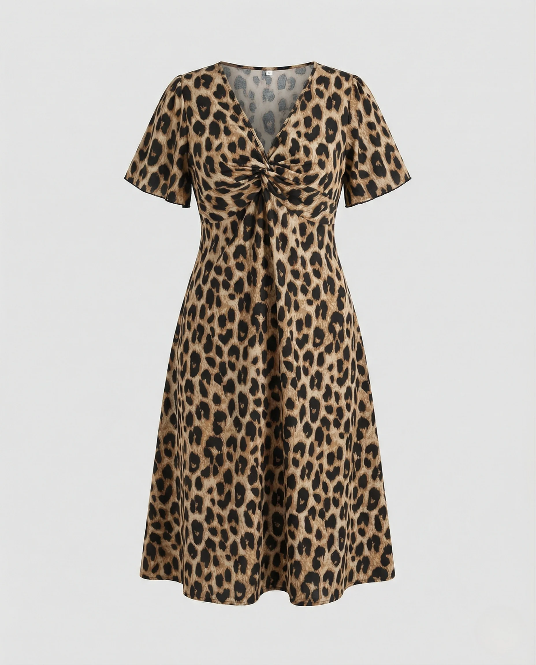 Freizeitkleid Damen Midikleid A-Linie - Image 5